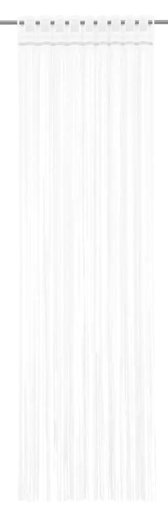 Neusser Collection Fadengardine Sarah Jaquard, weiß 95 x 245 cm