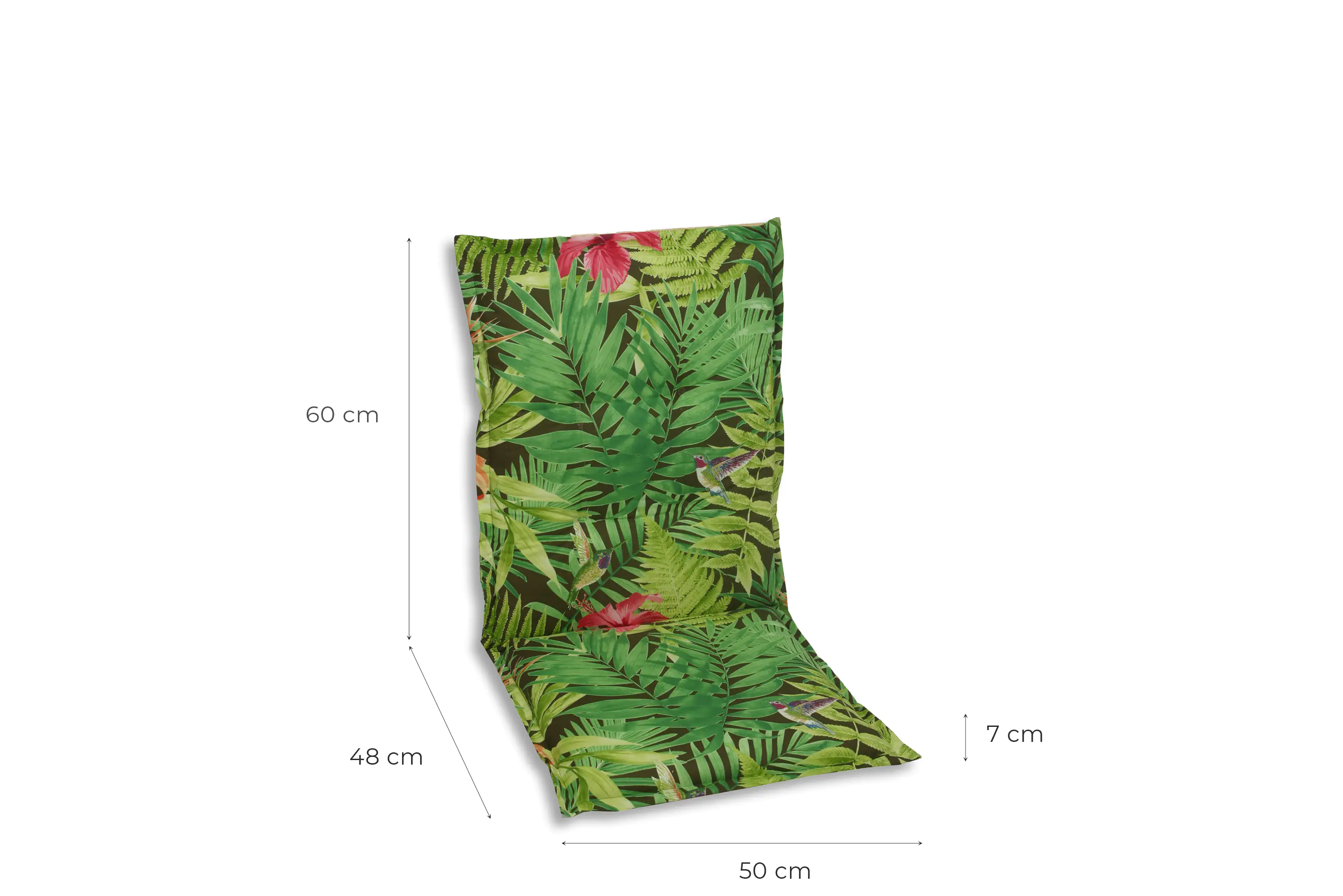 GO-DE Mittellehner-Auflage 108 cm x 50 cm x 7 cm, grün GO-DE Mittellehner-Auflage 108 cm x 50 cm x 7 cm, grün