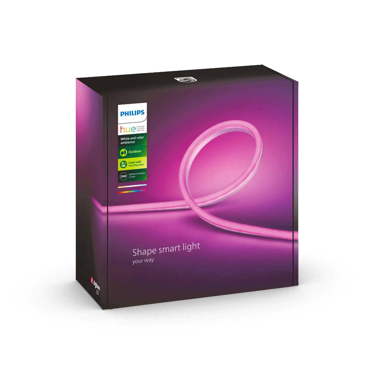 Philips Hue LED Lightstrip White & Color Ambiance Outdoor 2 m Erweiterung Philips Hue LED Lightstrip White & Color Ambiance Outdoor 2 m Erweiterung