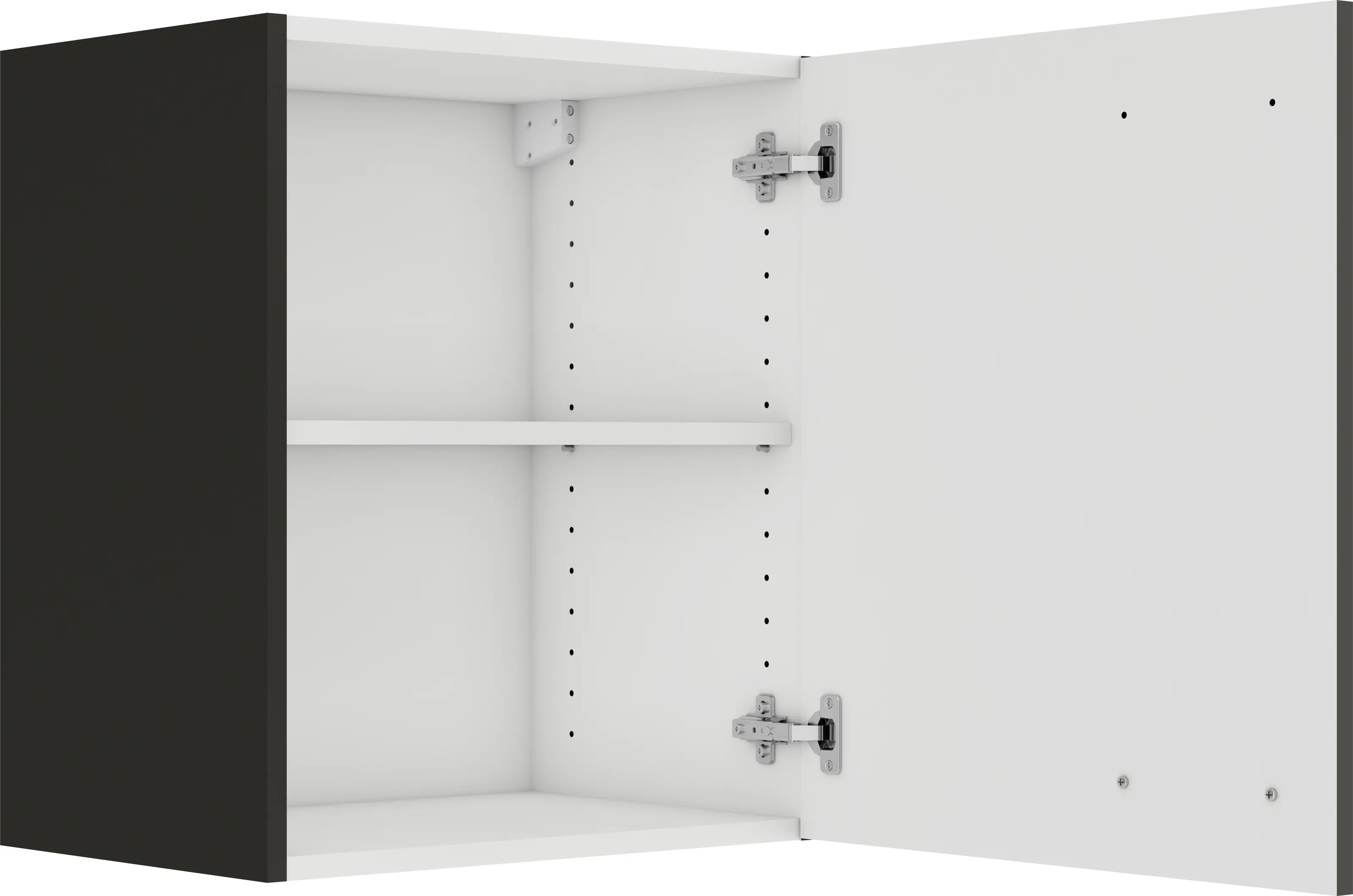 Optifit Oberschrank Rimini 409 nussbaum/anthrazit 50 cm 