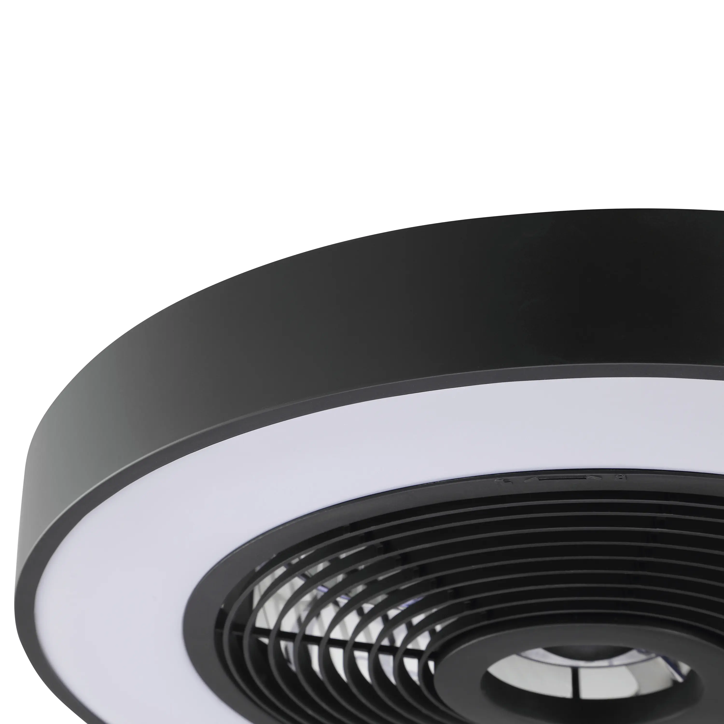 Briliant LED Deckenleuchte Catania mit Ventilator 40W RGB schwarz