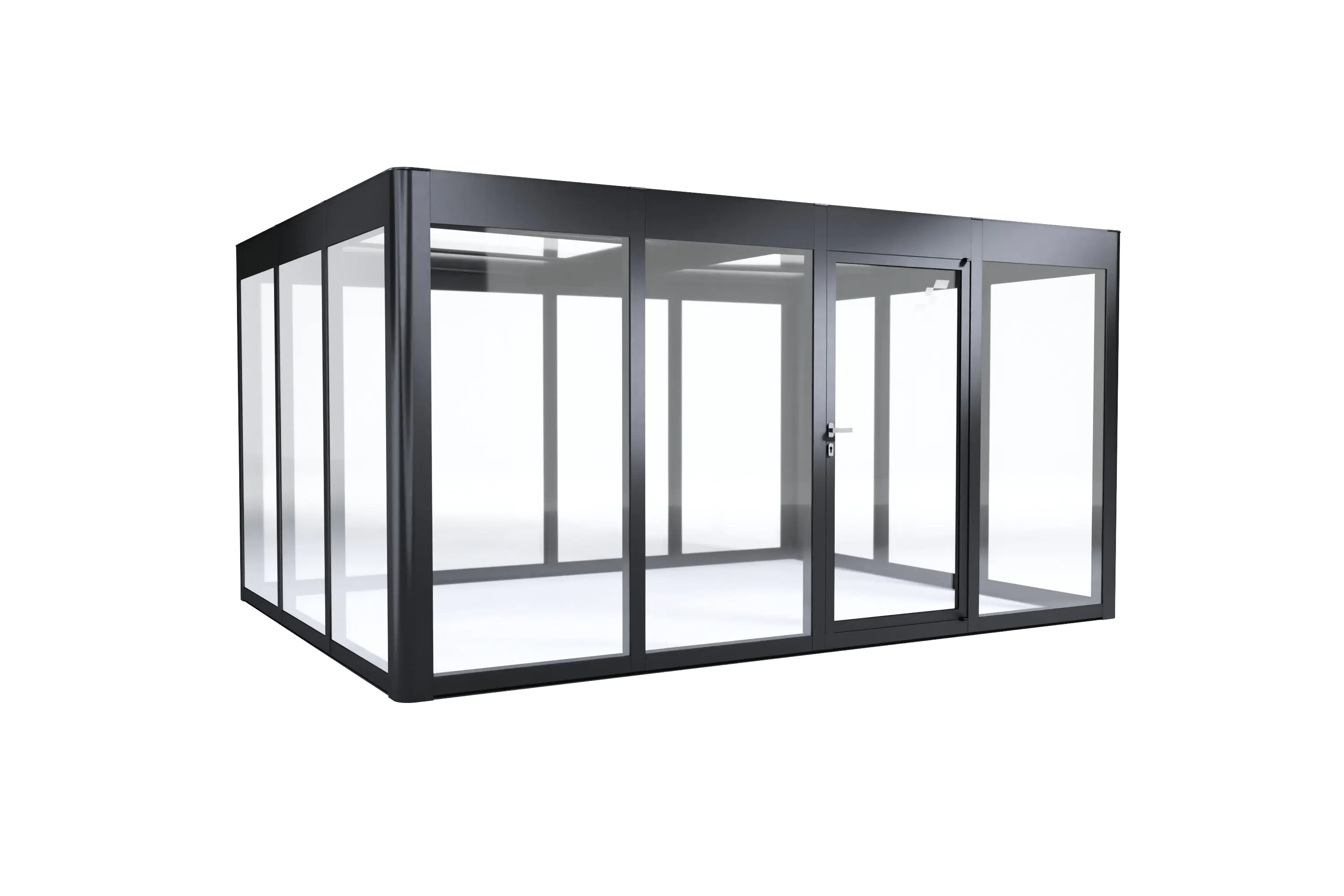 SunElements SunGarden Gartenhaus Infinity 4.3 443 x 338 cm anthrazit-metallic