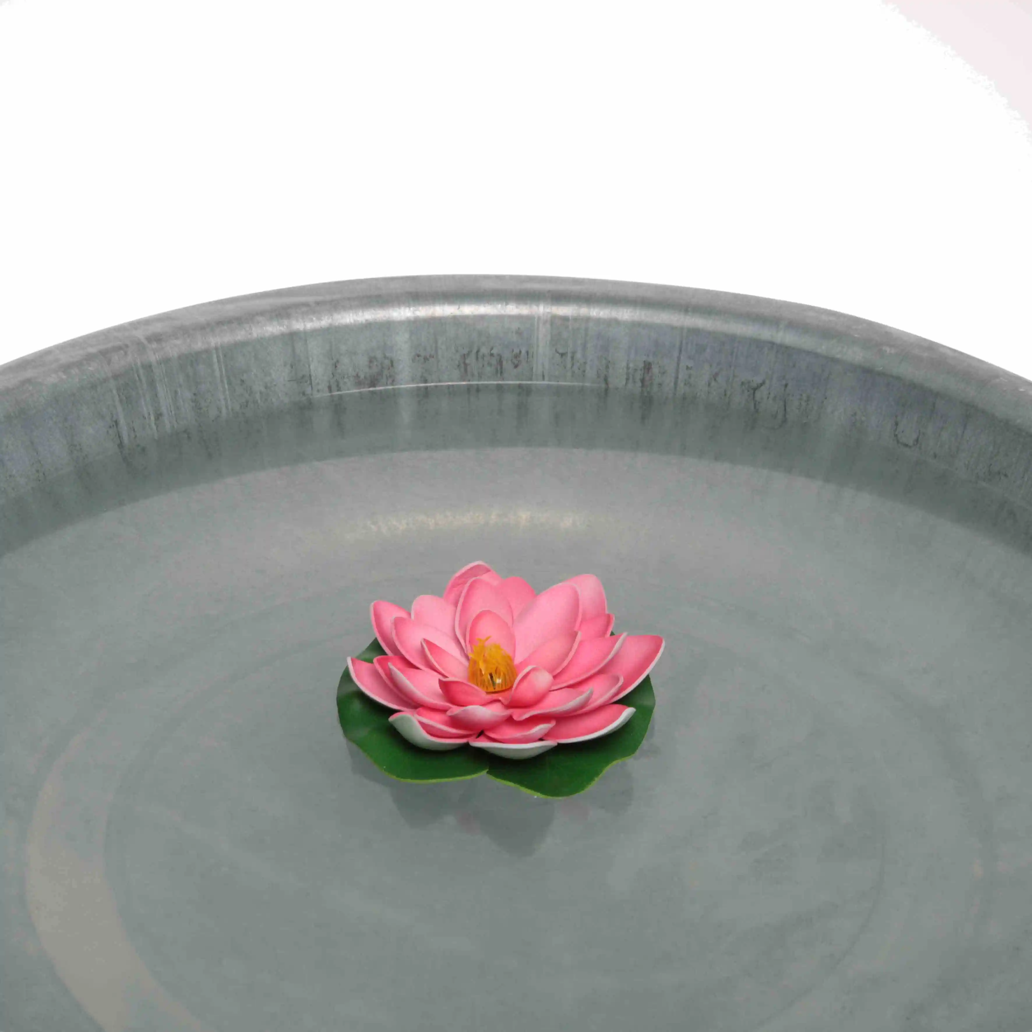 Deko-Rose schwimmend orange Ø 18 cm 