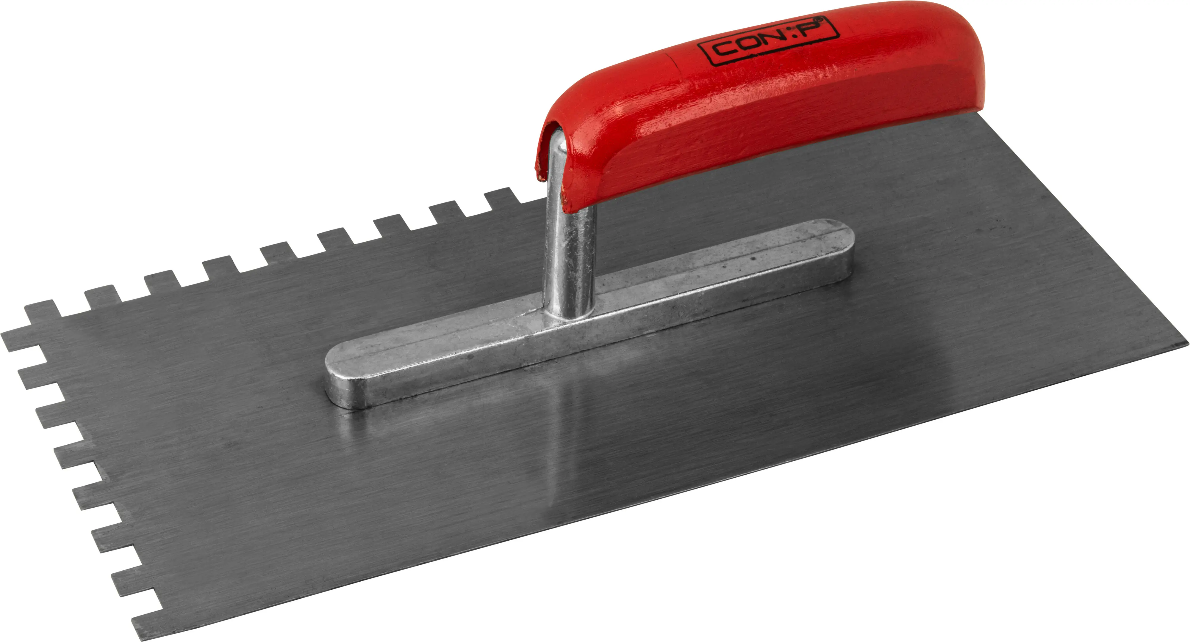 Zahnglättekelle 280 x 130 mm, Zahnung 8 x 8 mm Stahl Zahnglättekelle 280 x 130 mm, Zahnung 8 x 8 mm Stahl