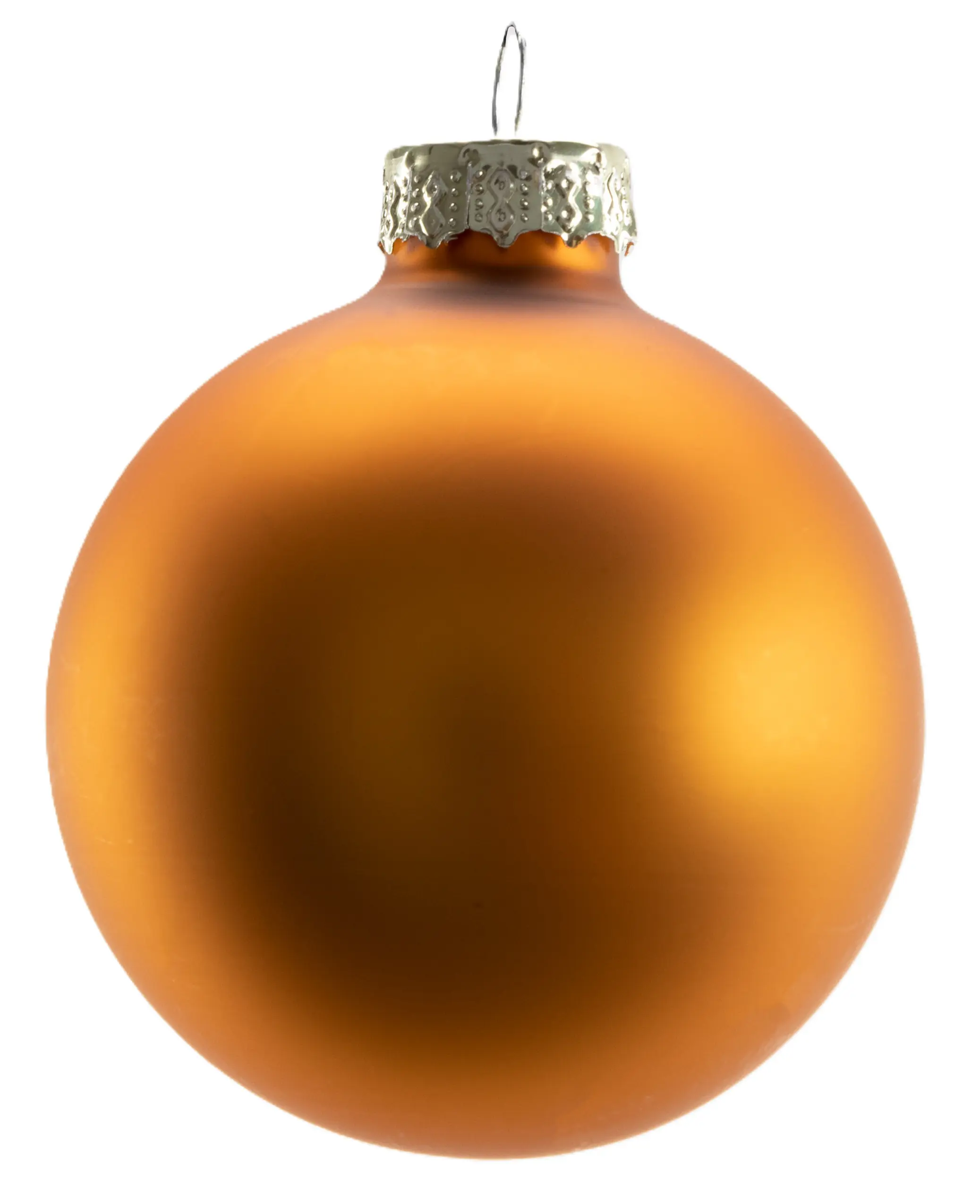 TrendLine Weihnachtskugeln aus Glas Ø 6 cm bernstein 20 Stück