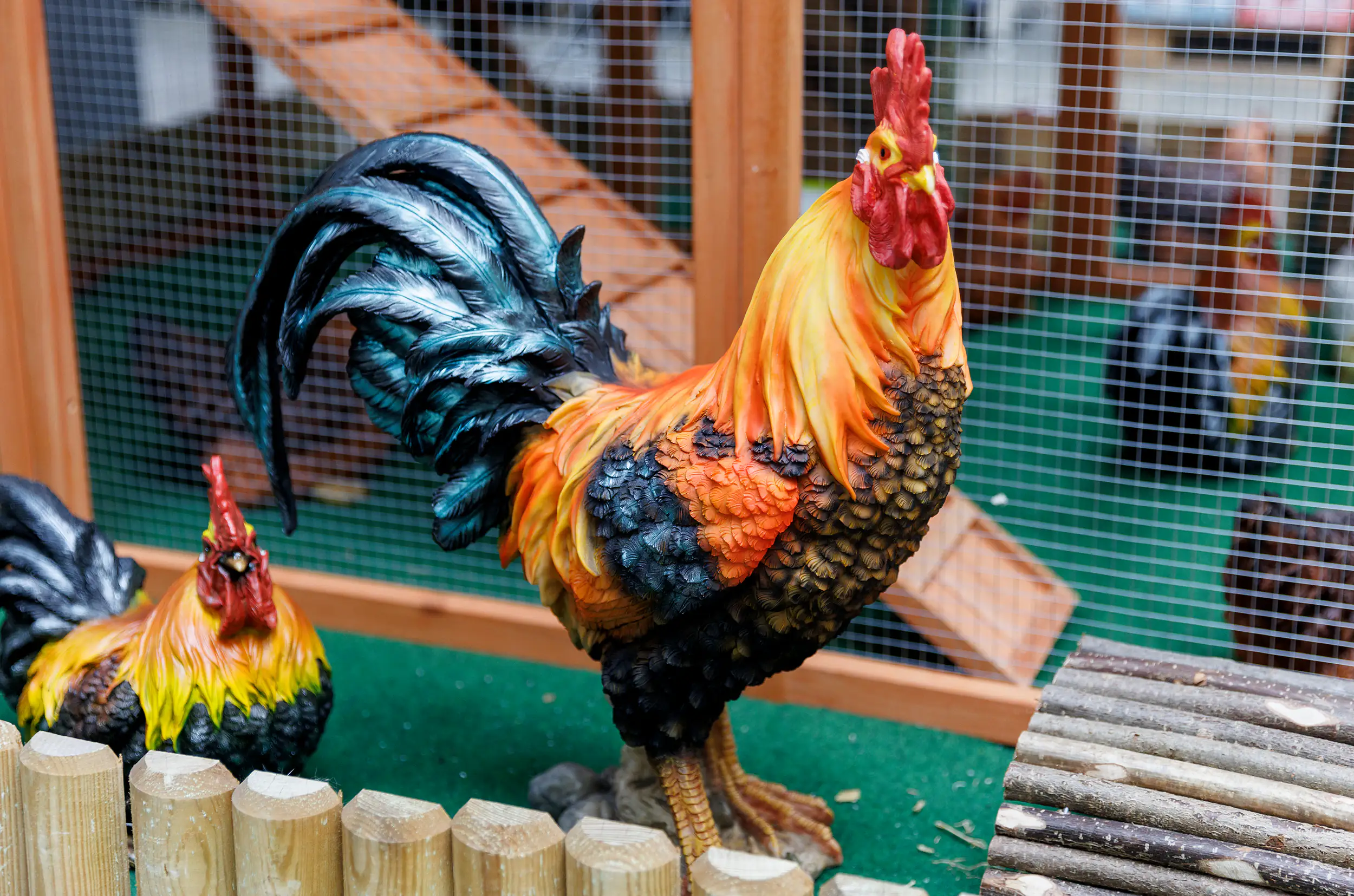 Dekofigur Hahn 50,5 x 20,5 x 46,5 cm