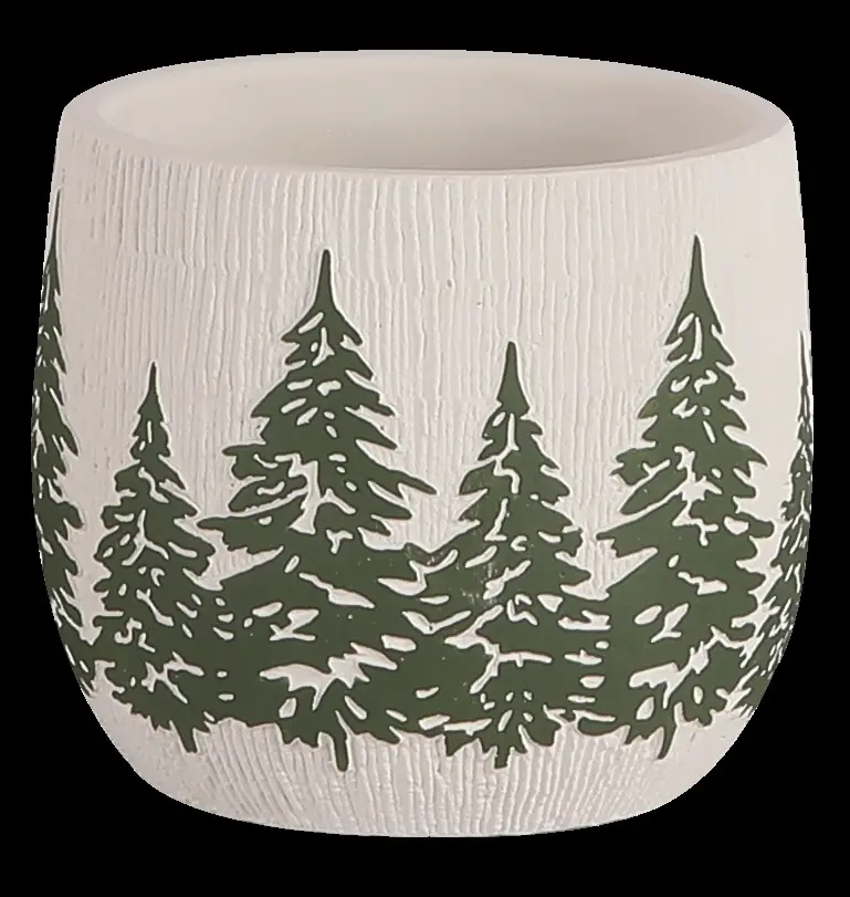 TrendLine Pflanztopf Zement Ø 11,5 x 10 cm grün