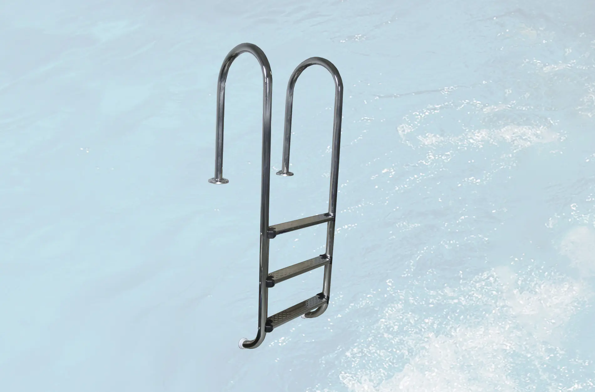 Weka Einhängeleiter aus Edelstahl 3 Stufen