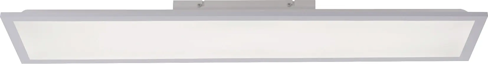 JustLight LED Deckenleuchte Flat weiß 100 x 25 cm mit Backlight 24 W