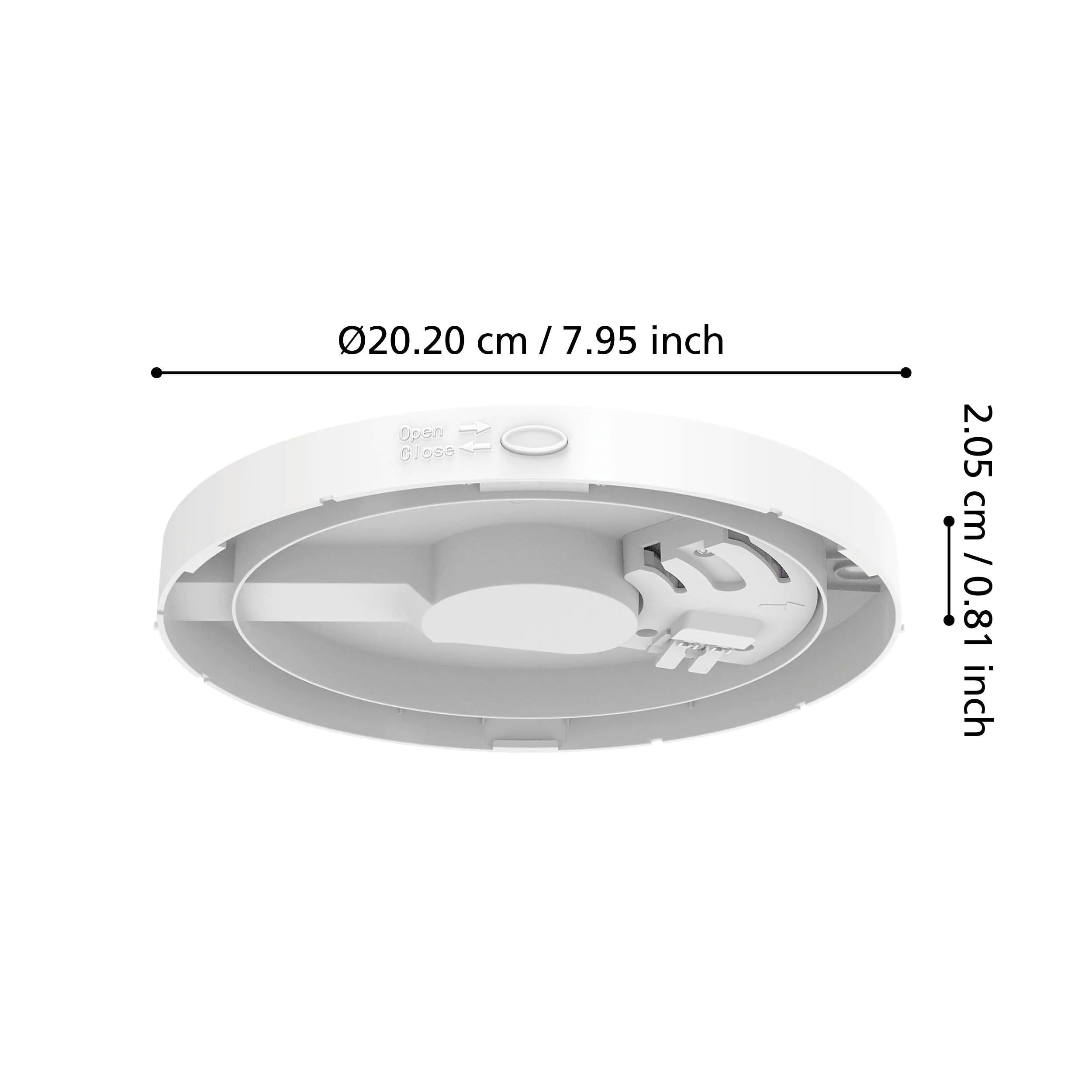 Eglo Deckenbefestigung Castagneto-M Kunststoff weiss,  IP44