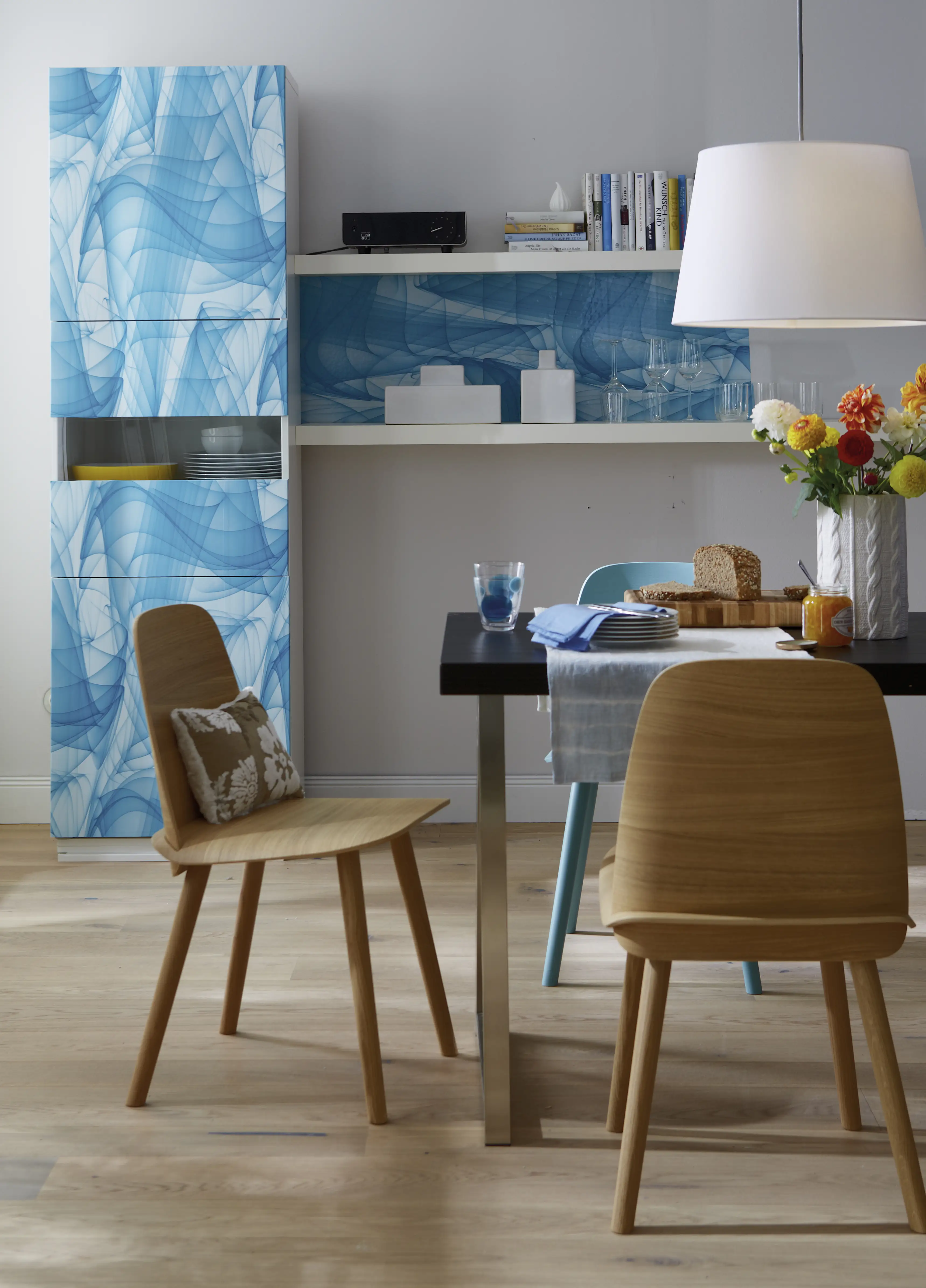 d-c-fix Selbstklebefolie Trendyline Murano blue 45 cm x 1,5 m