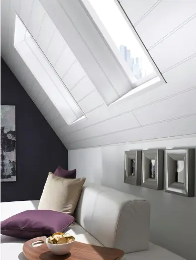 Feuchtraumpaneele Moni 2.0 130 x 20 x 1 cm weiß 