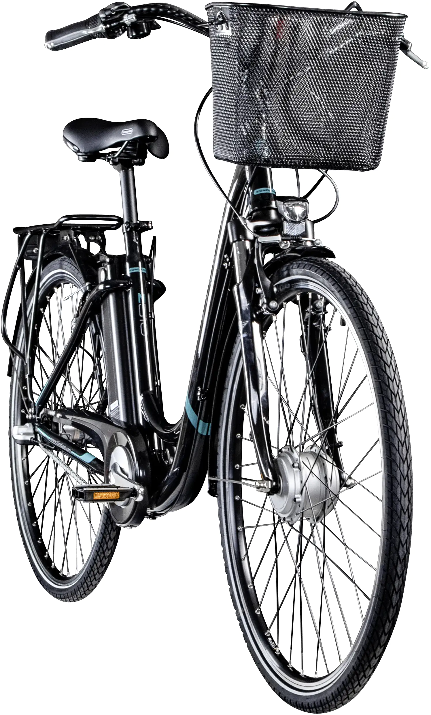 Zündapp E-Bike City Z510 28 Zoll 3-Gang 374 Wh schwarz türkis  