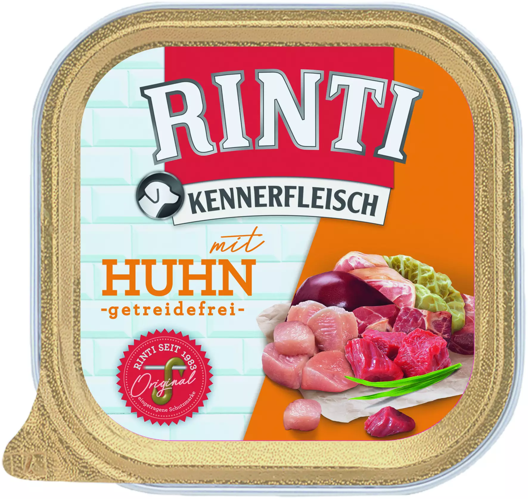 Rinti Kennerfleisch Hundenassfutter Adult 300 g Huhn
