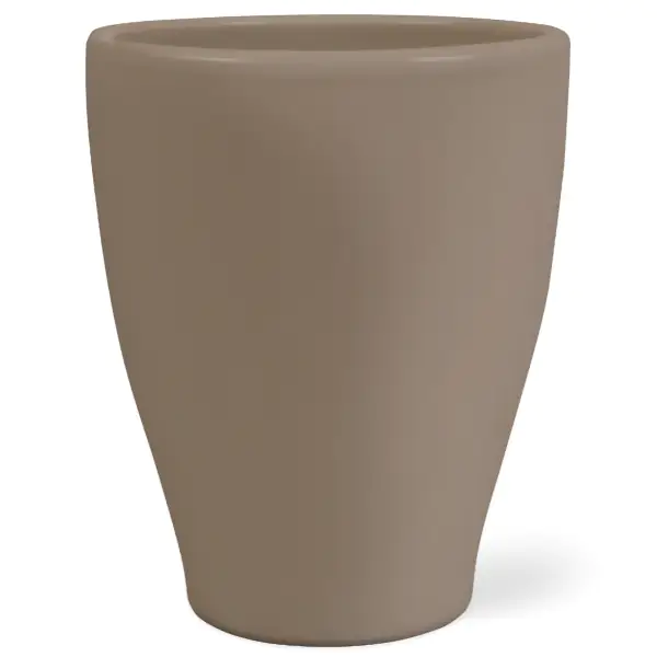 8717432476564 Übertopf Carly Ø 7 x 10 cm taupe