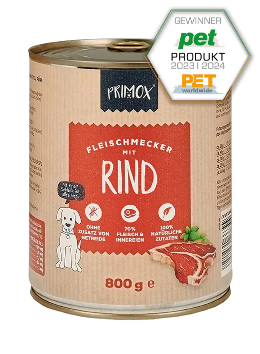 Primox Nassfutter für Hunde Rind 800 g Primox Nassfutter für Hunde Rind 800 g