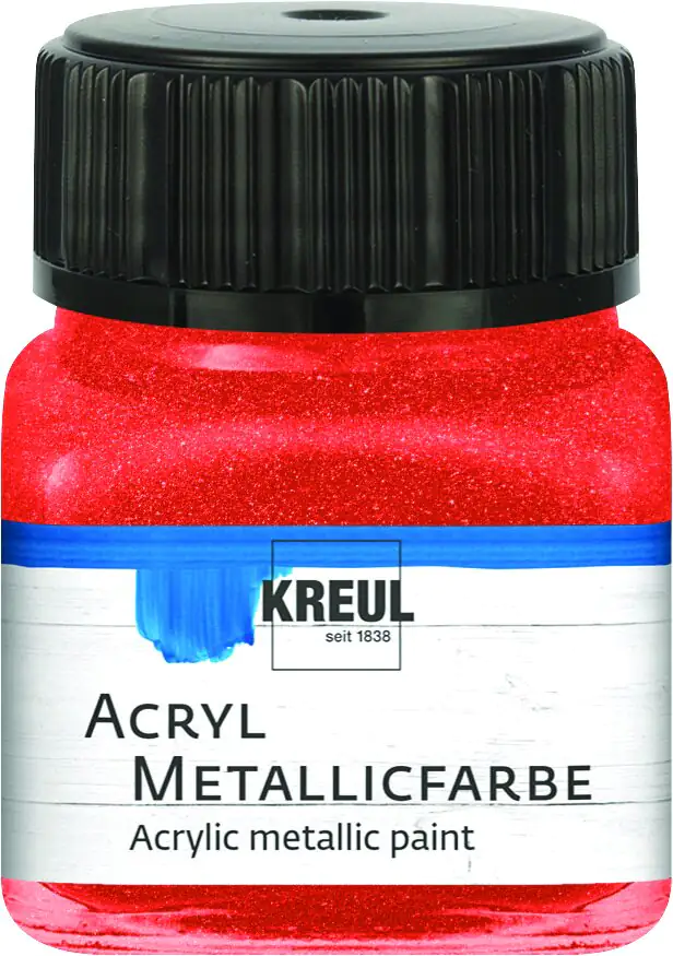Kreul Acryl Metallicfarbe rot 20 ml