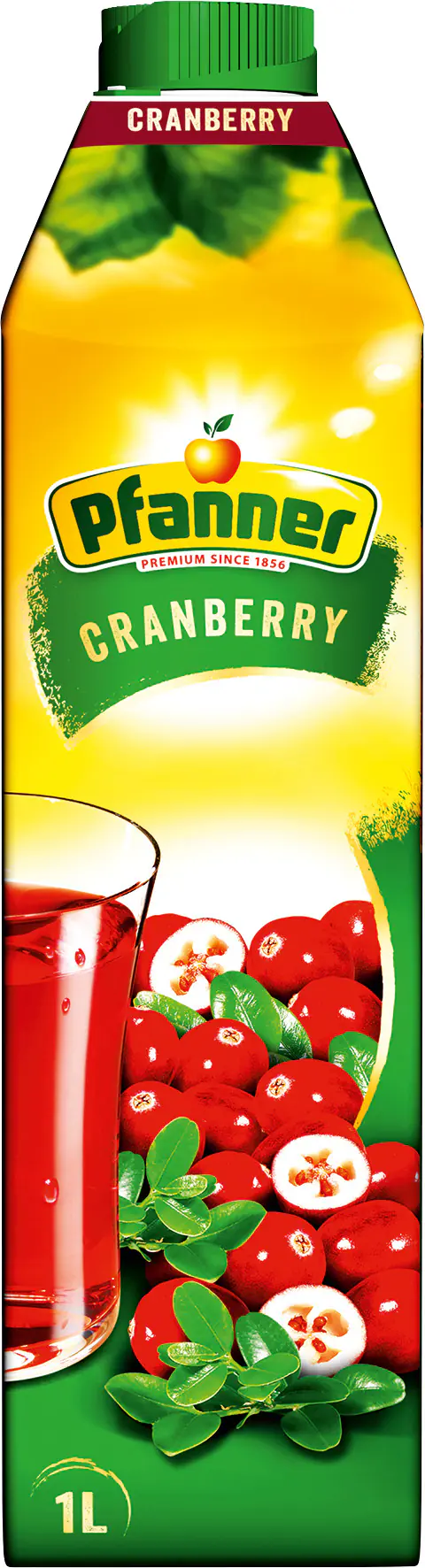 Pfanner Cranberrysaft 20%  1 l