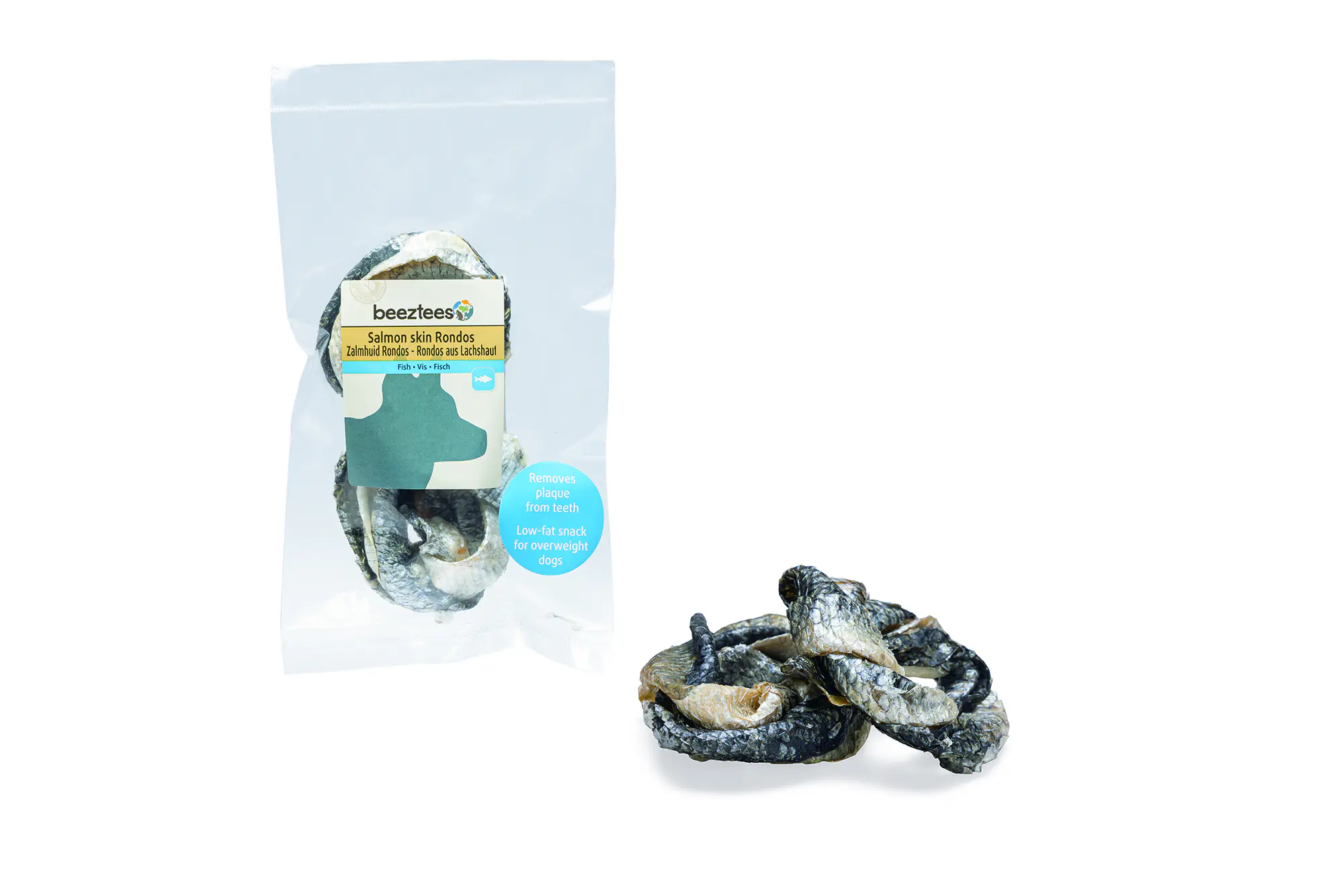 Beeztees Hundesnack Rondos Lachshautrolle 2 Stück