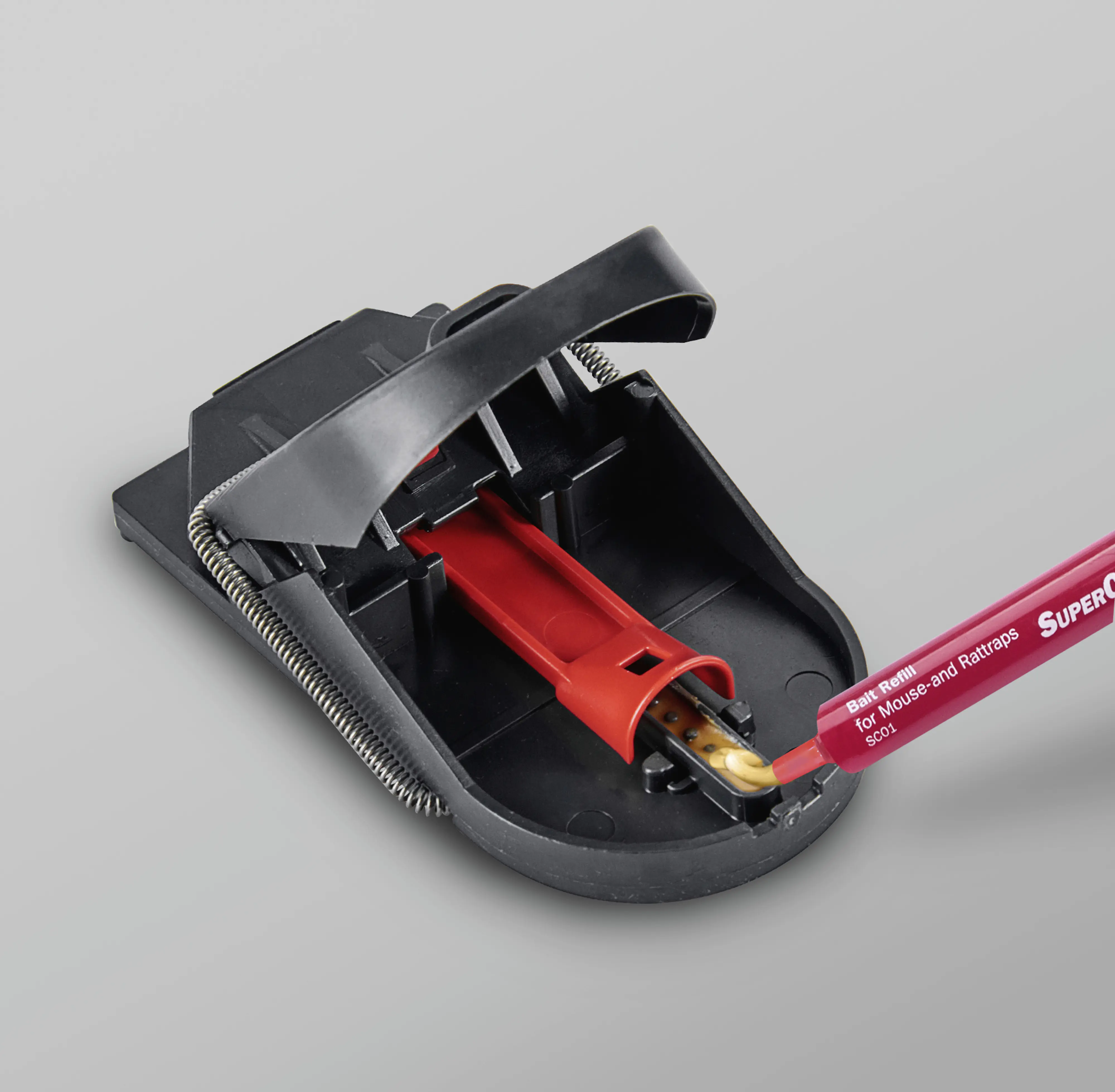 Swissinno Mausefalle SuperCat Pro inkl. 2 Köderspritzen