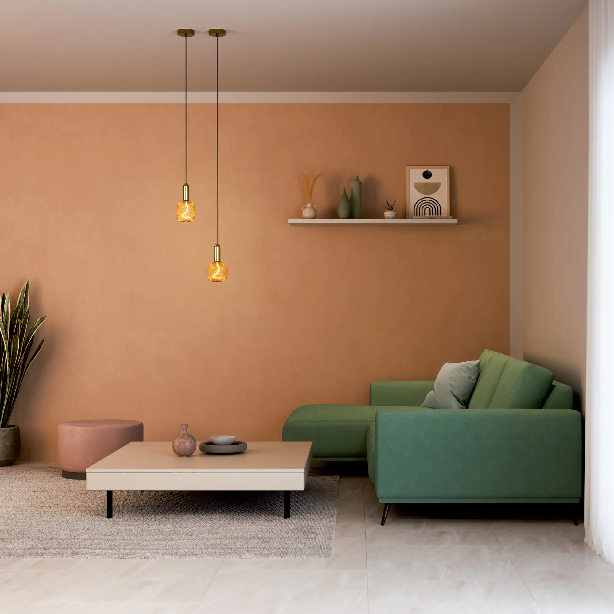 Osram LED Dekoleuchtmittel E27 Square Gold 3,5W dimmbar warmweiß