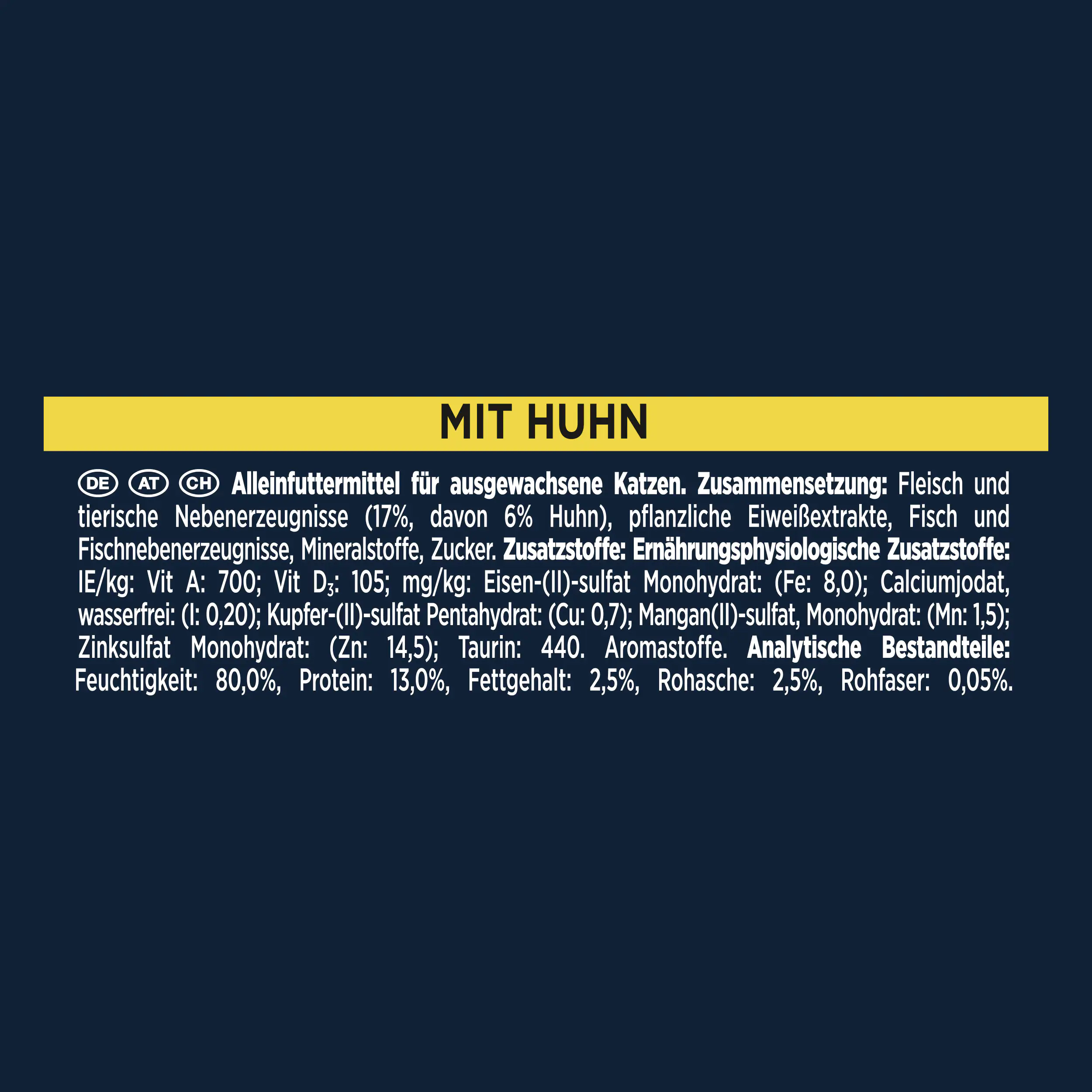 Gourmet Perle Erlesene Streifen mit Huhn 85 g Gourmet Perle Erlesene Streifen mit Huhn 85 g