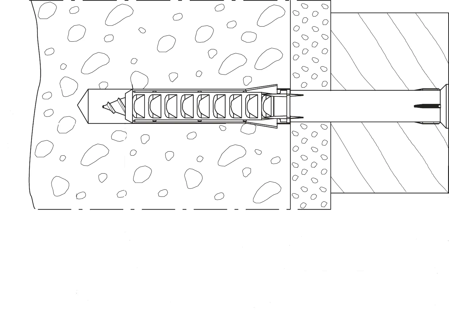 Fischer Langschaftdübel SXR 8.0 x 190 mm - 1 Stück
