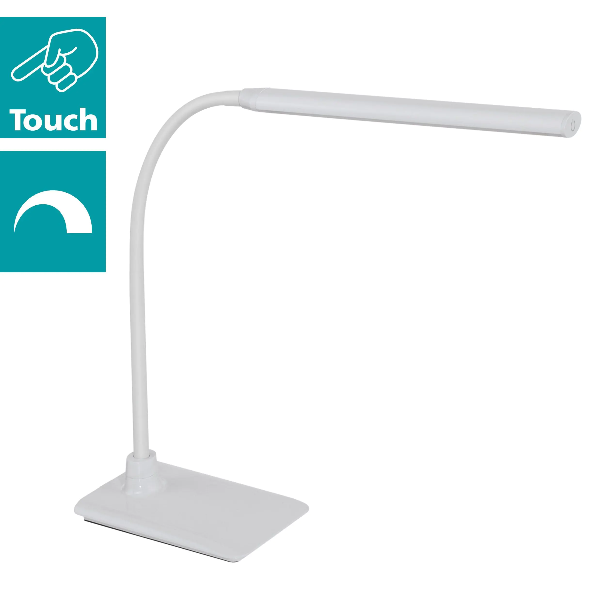 Eglo LED Tischleuchte Laroa weiß 32,5 x 12 cm dimmbar, neutralweiß Eglo LED Tischleuchte Laroa weiß 32,5 x 12 cm dimmbar, neutralweiß
