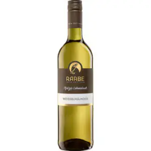 Raabe Weißwein Weissburgunder vegan Pfälzer Lebenslust feinherb 0,75l