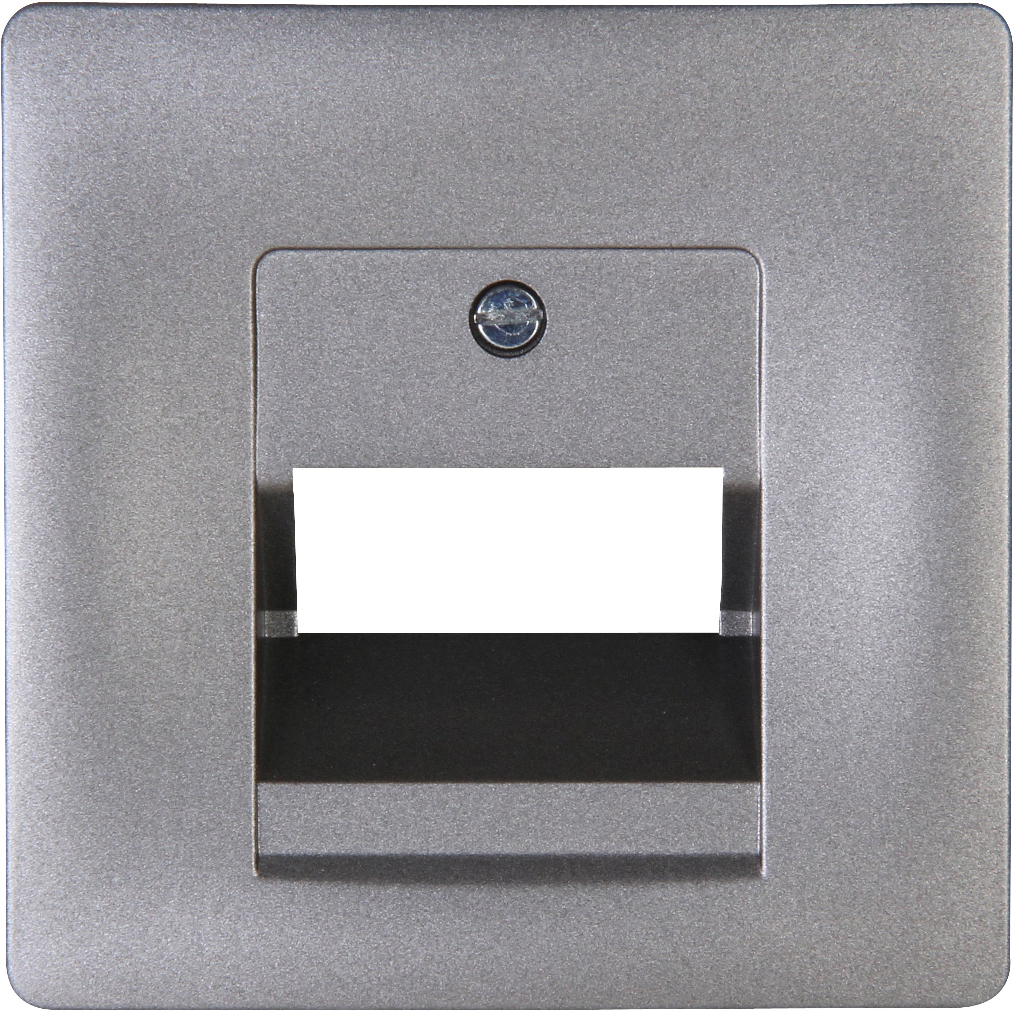 Kopp UAE-Abdeckung für 1-2 Anschlüsse Venedig, platin, 328343180