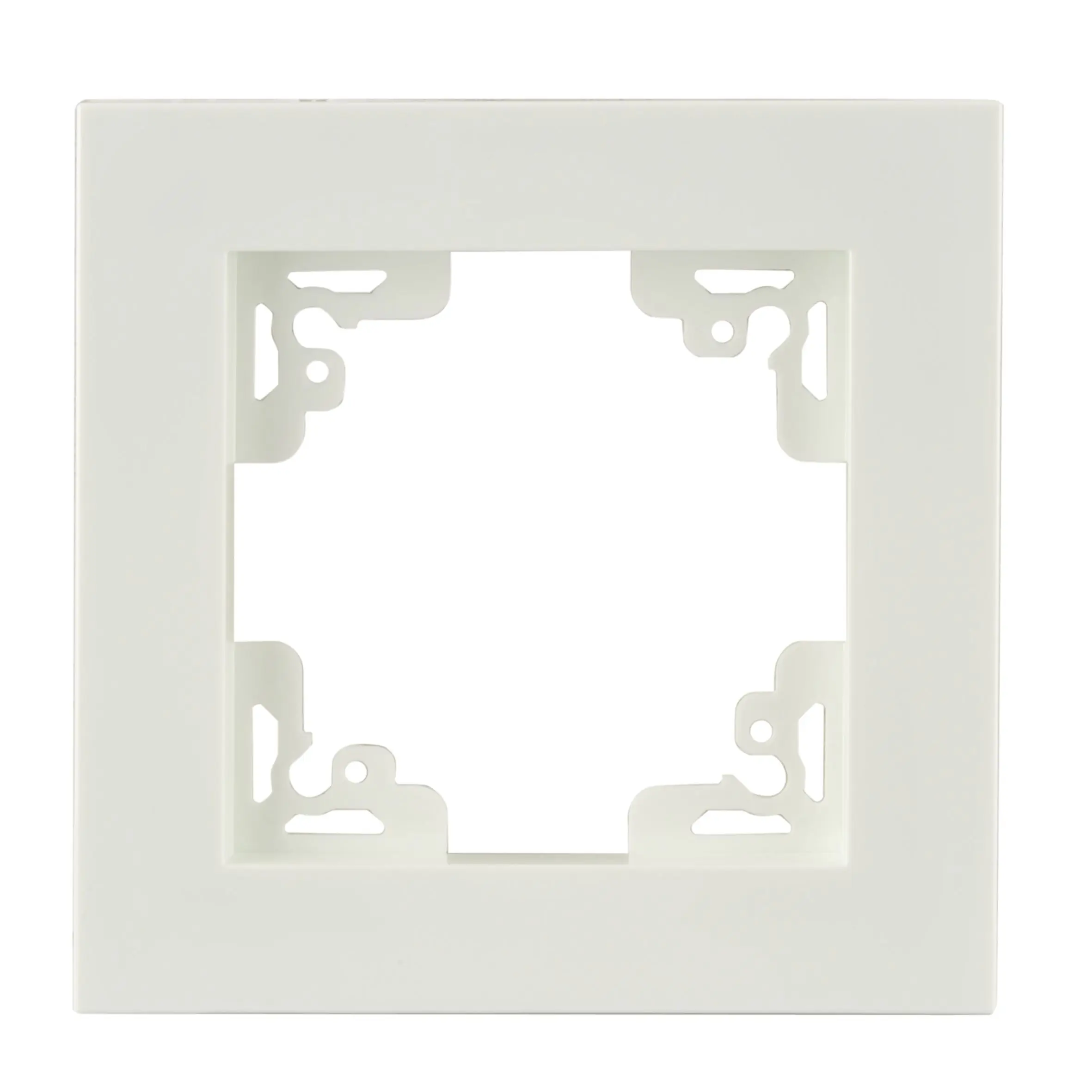 Unitec Abdeckrahmen Melbourne 1-fach alpinweiß