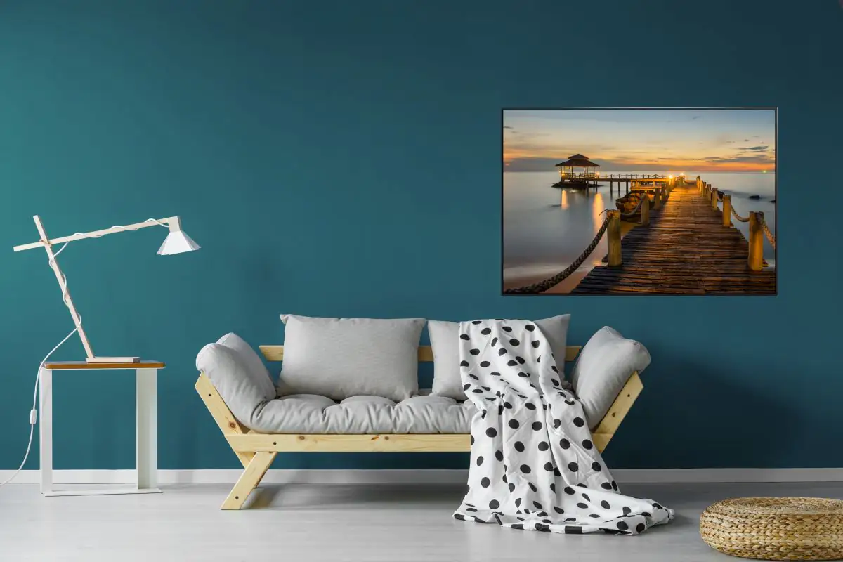 papermoon Infrarotheizkörper EcoHeat 60x120 cm 1000 Watt, Seebrücke