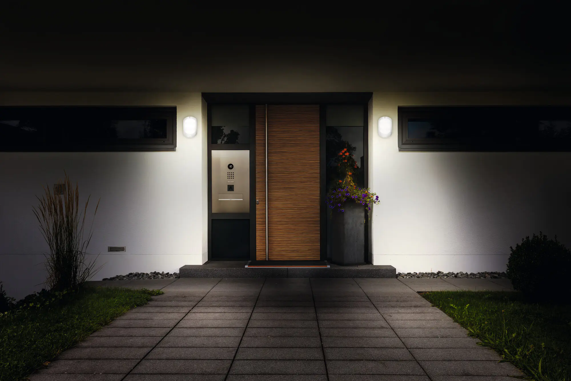 Ledvance LED Außenleuchte Endura Style Plate Außenwandleuchte Sensor