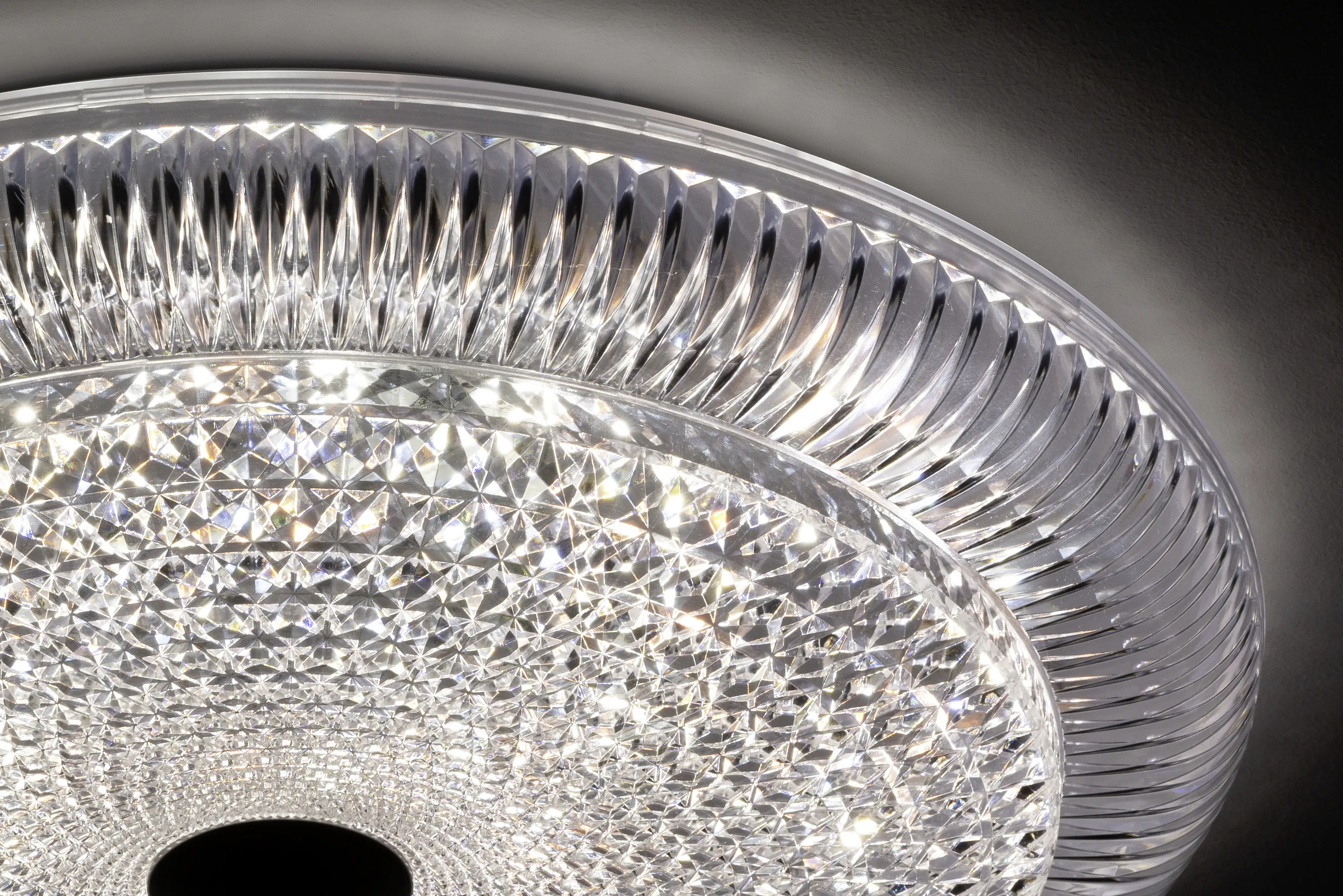 4064252000405_2768734 MegaLight LED Deckenleuchte Shining Crystal Fernbedienung Farbwechsel