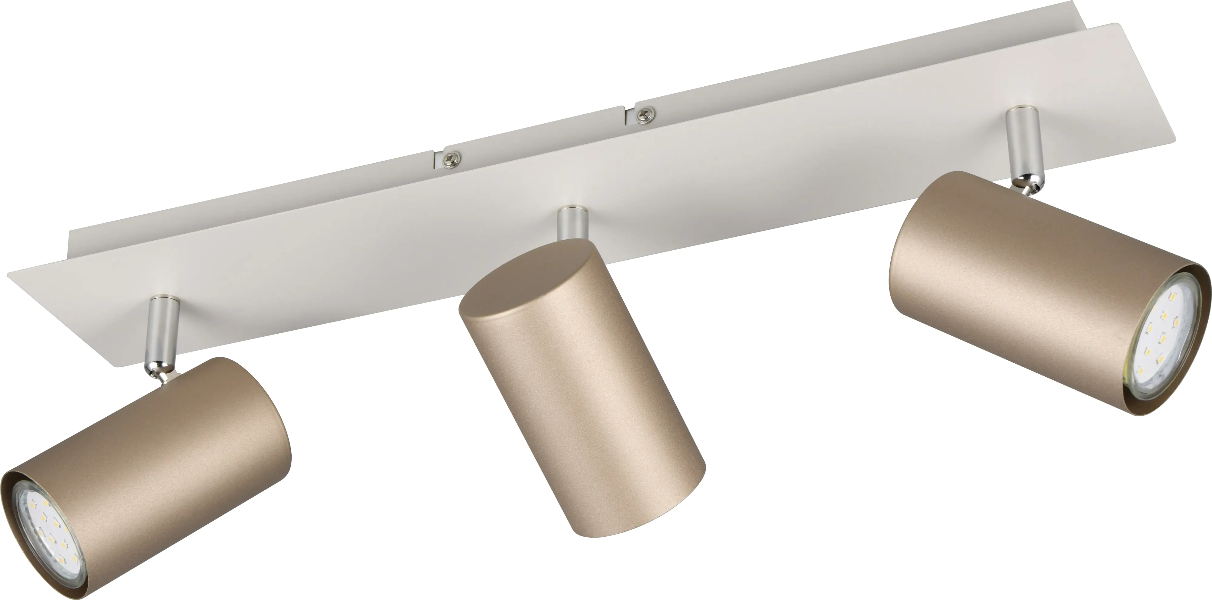 Trio Leuchten 3er Spot Marley GU10 coffee Metall Trio Leuchten 3er Spot Marley GU10 coffee Metall