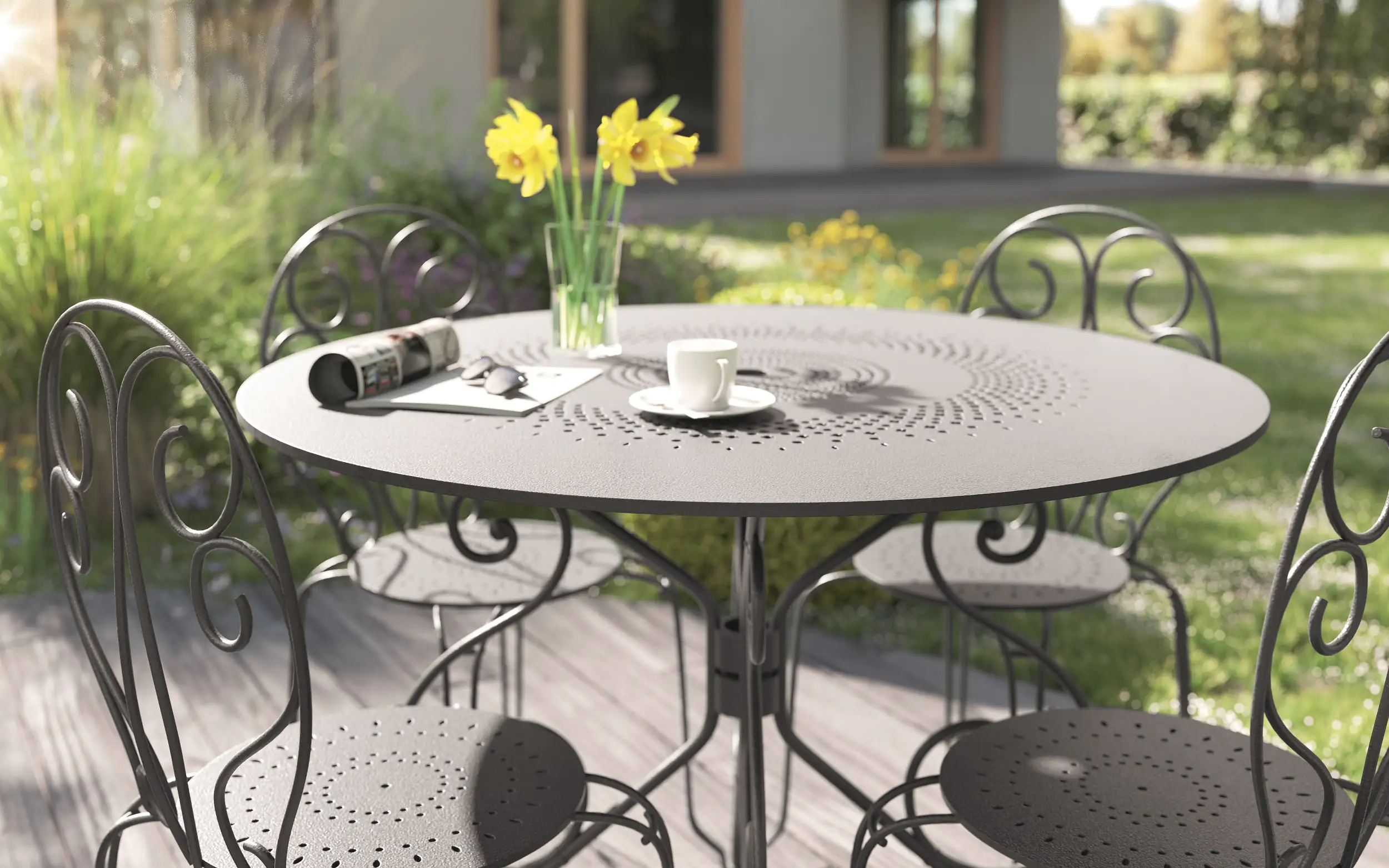 Alpina Metallschutz-Lack Hammerschlag 300 ml silber