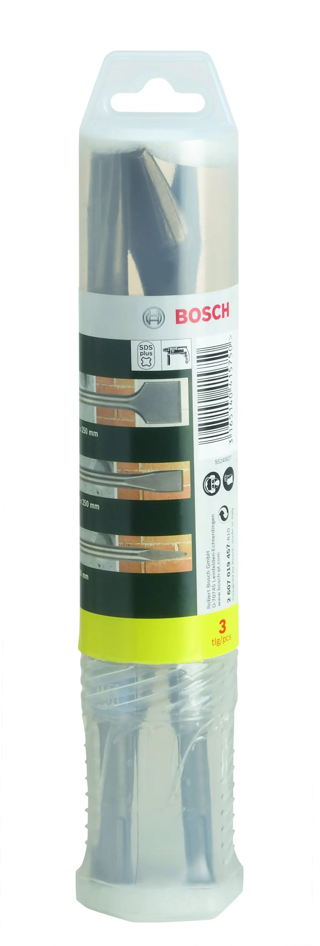 Bosch SDS plus Meißel-Set 3-teilig