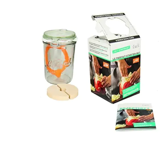 Fermentier-Set Le Parfait-Glas 750 ml