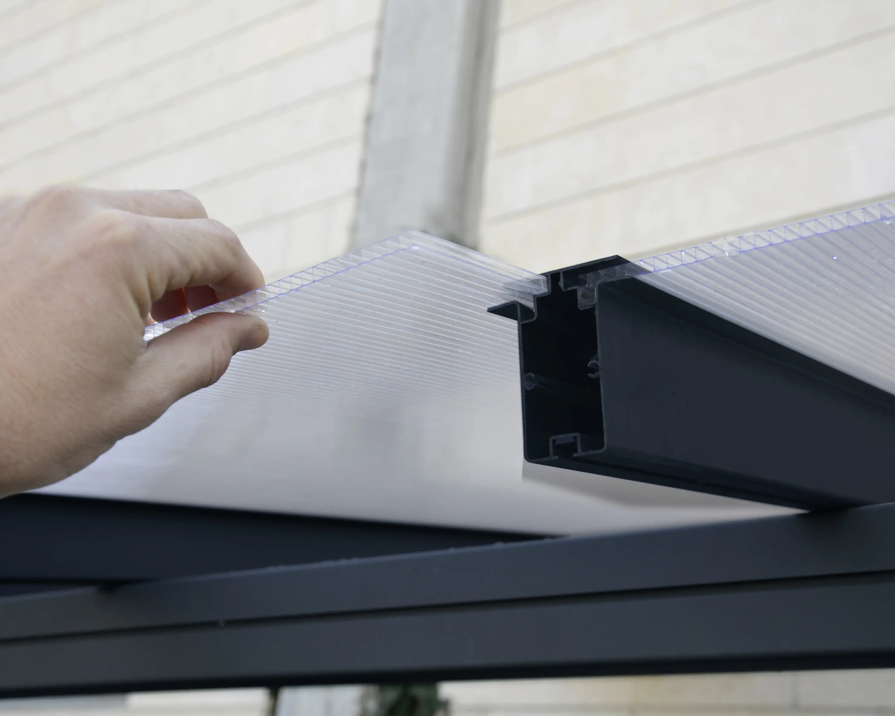 Canopia Terrassenüberdachung Sierra  971 x 295 cm anthrazit