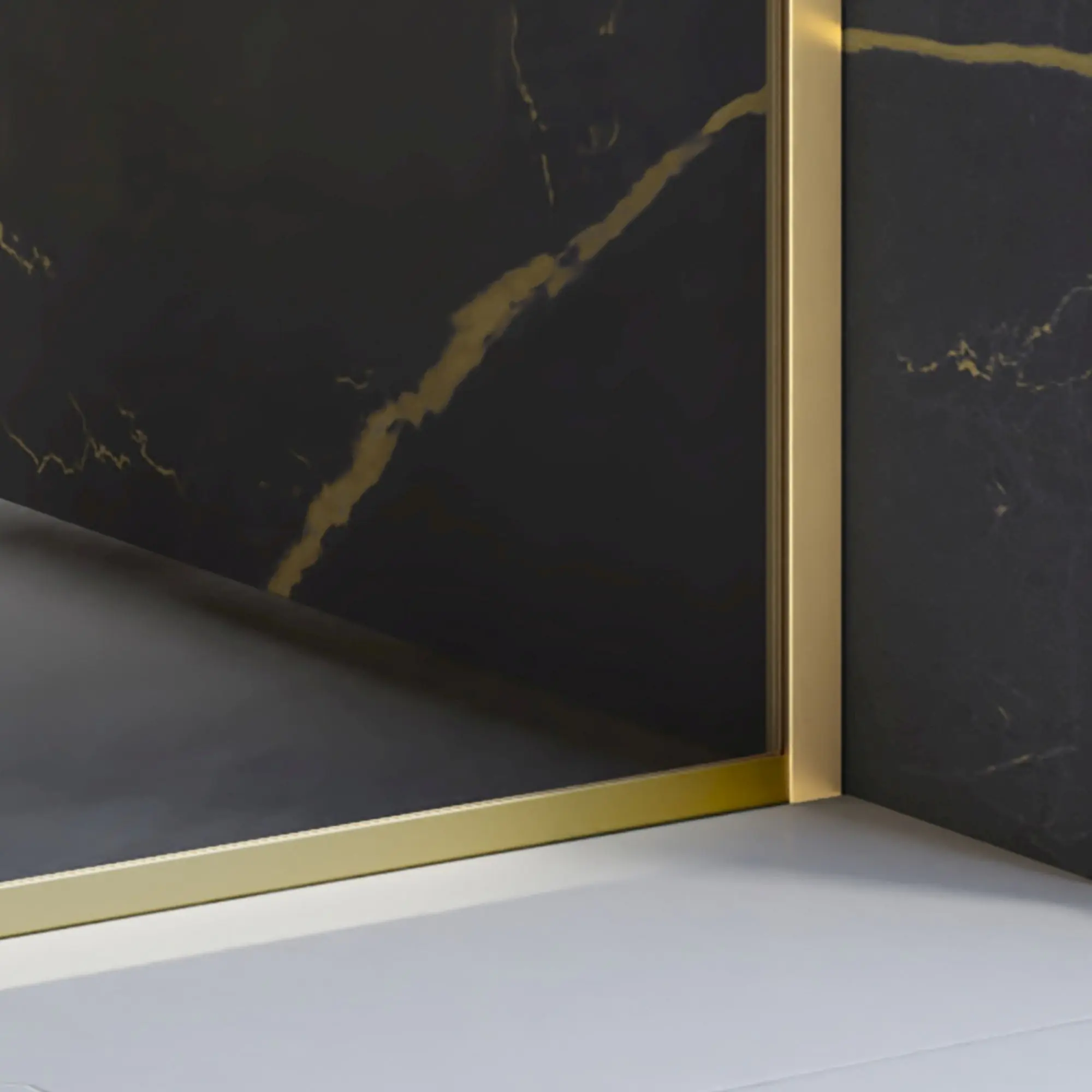 Schulte Duschwand Walk In Trend 2.0 100 x 200 cm Goldoptik matt klar Schulte Duschwand Walk In Trend 2.0 100 x 200 cm Goldoptik matt klar