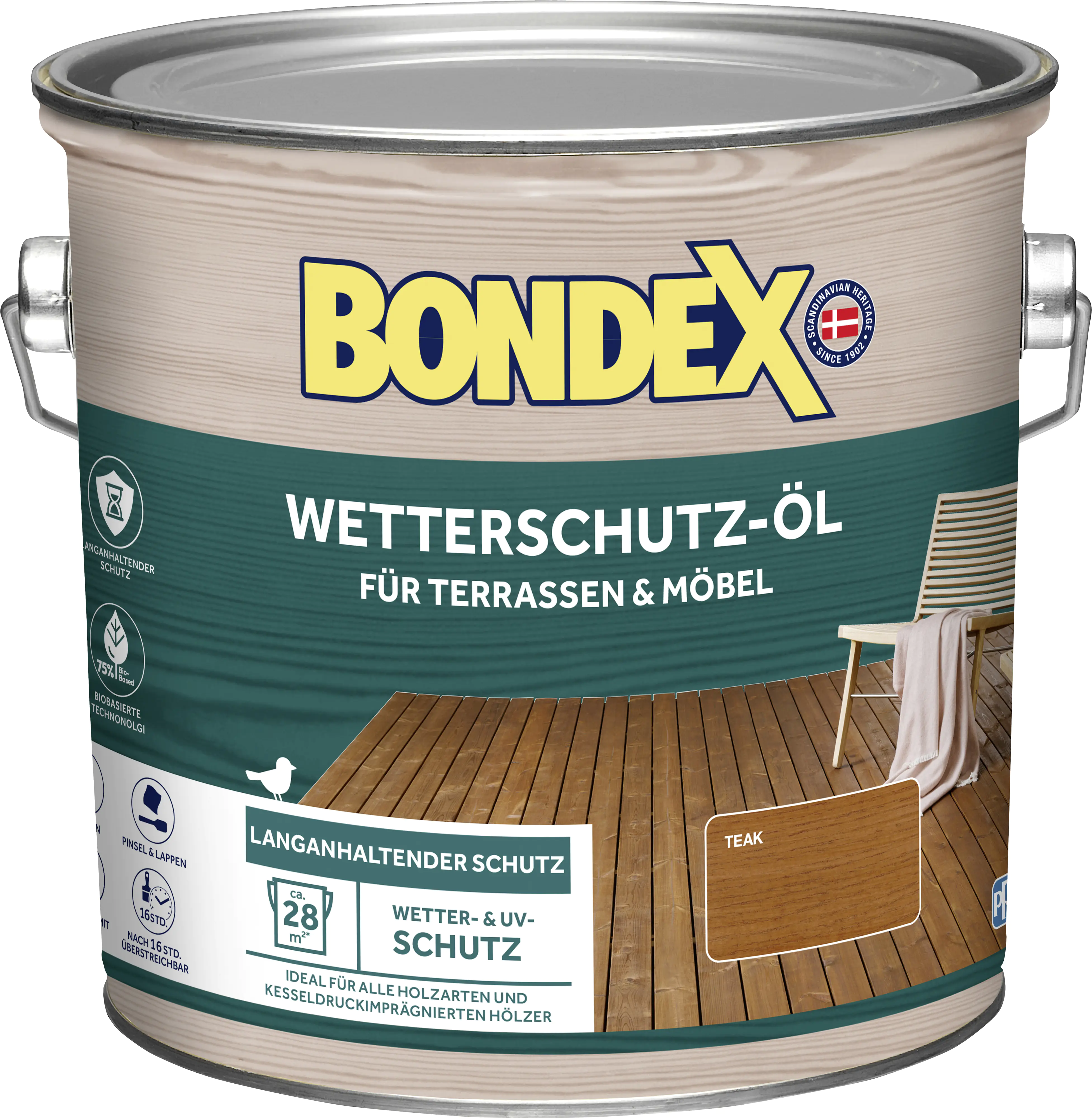 Bondex Wetterschutzöl teak 2,5 L