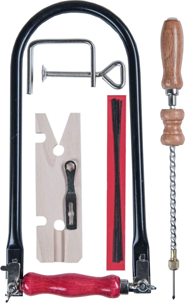 Pebaro Laubsäge-Set 160 mm inkl. 5 Ersatzsägeblätter