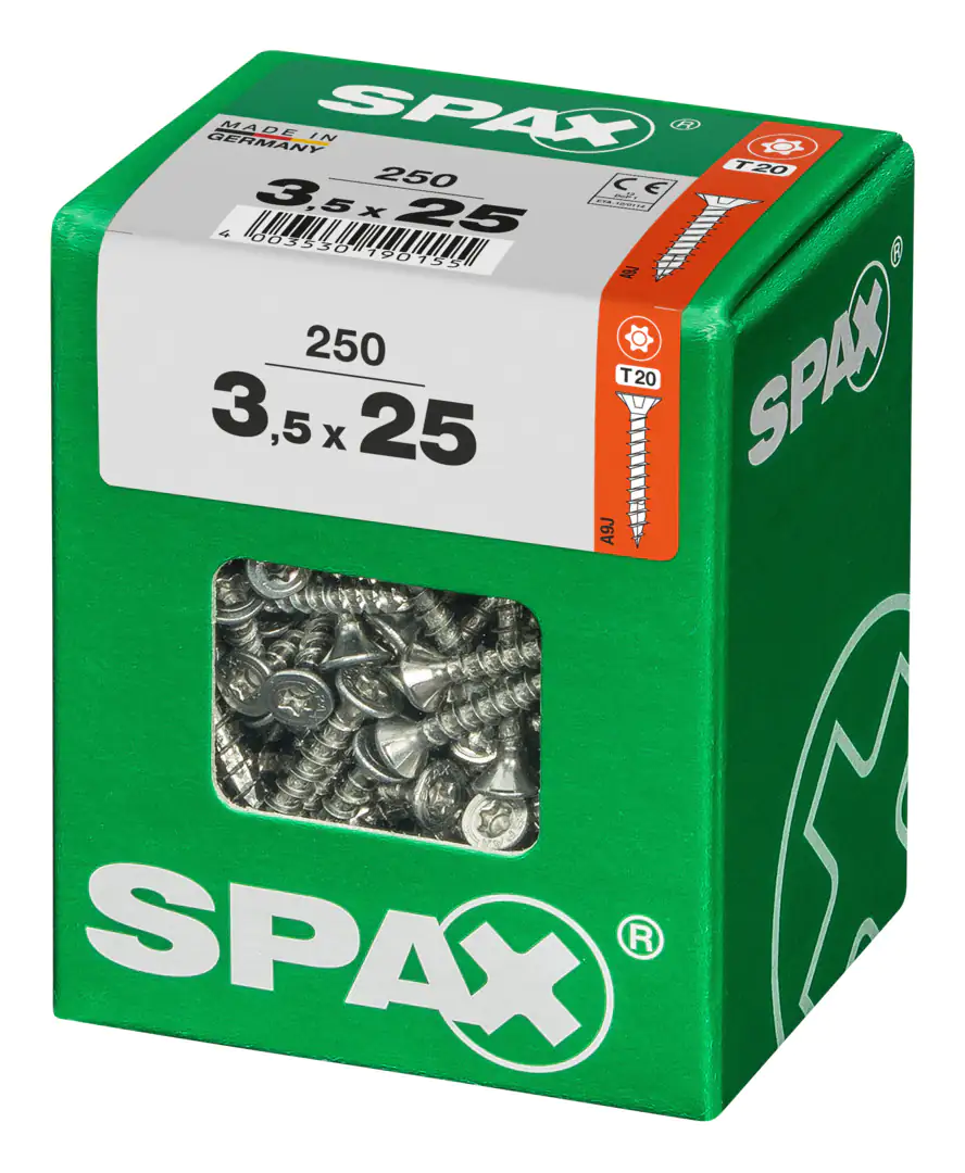 Spax Universalschrauben 3.5 x 25 mm TX 20 - 250 Stk.