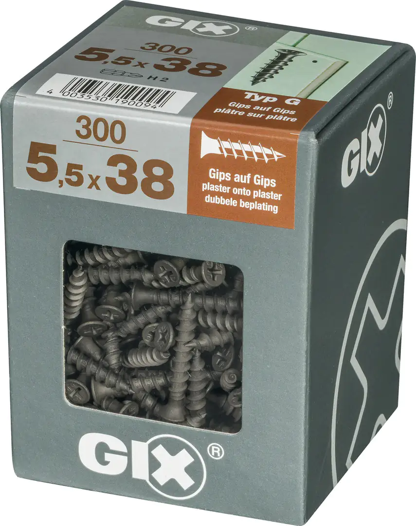 Spax Schnellbauschrauben 5.5 x 38 mm PH 2 - 300 Stk. Spax Schnellbauschrauben 5.5 x 38 mm PH 2 - 300 Stk.