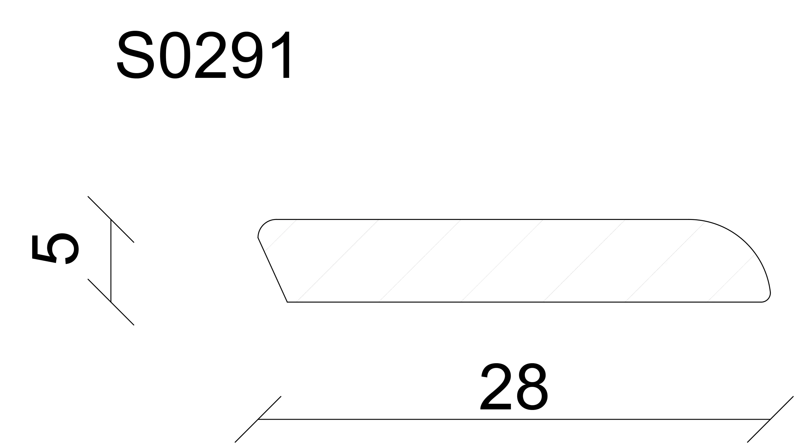 FN Neuhofer Sockelleiste S0291 240 cm 29 x 5 mm Buche natur