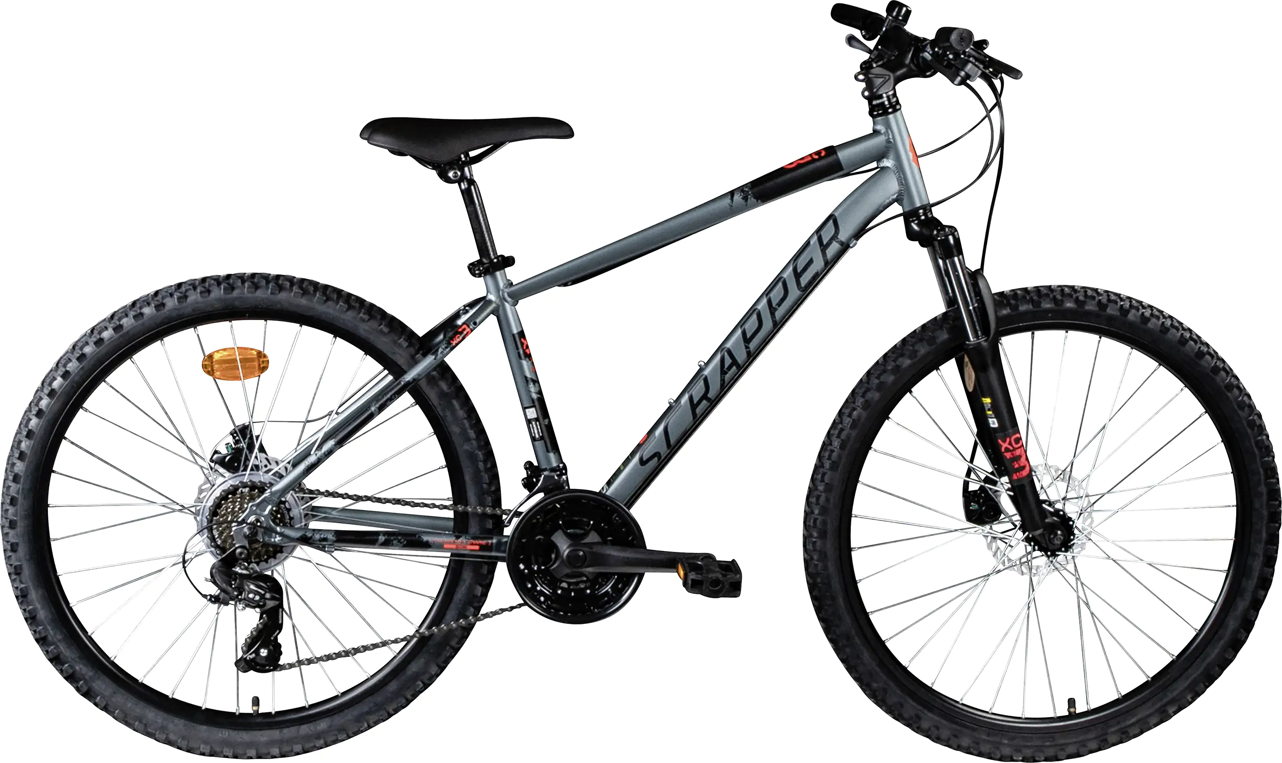 Scrapper Mountainbike XC 3.1 LTD L MTB Hardtail 27,5 Zoll RH 50cm 21-Gang silber rot