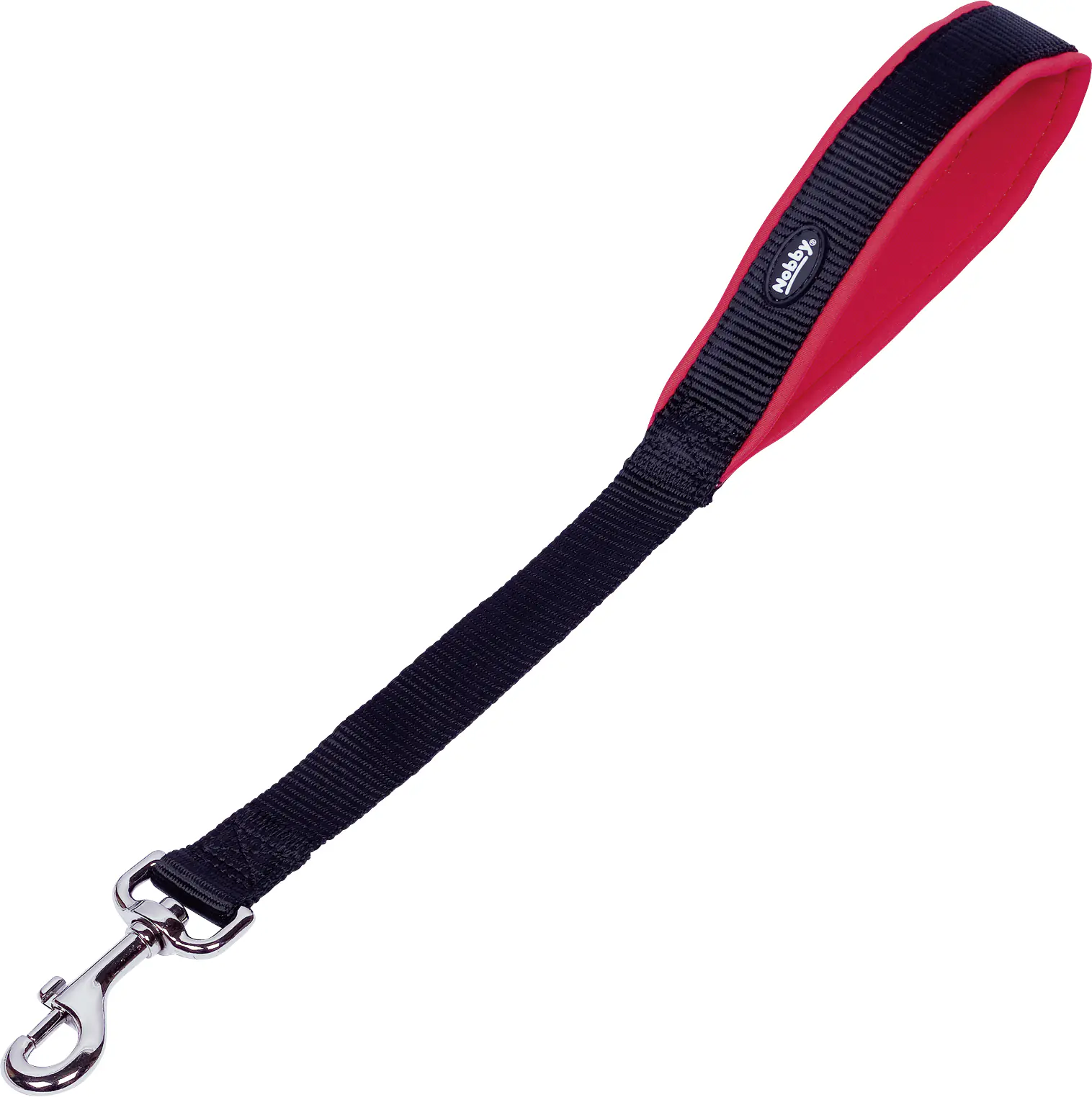 Nobby Hundeleine Kurzführer "Classic Preno" rot 30 cm x 25/30 mm