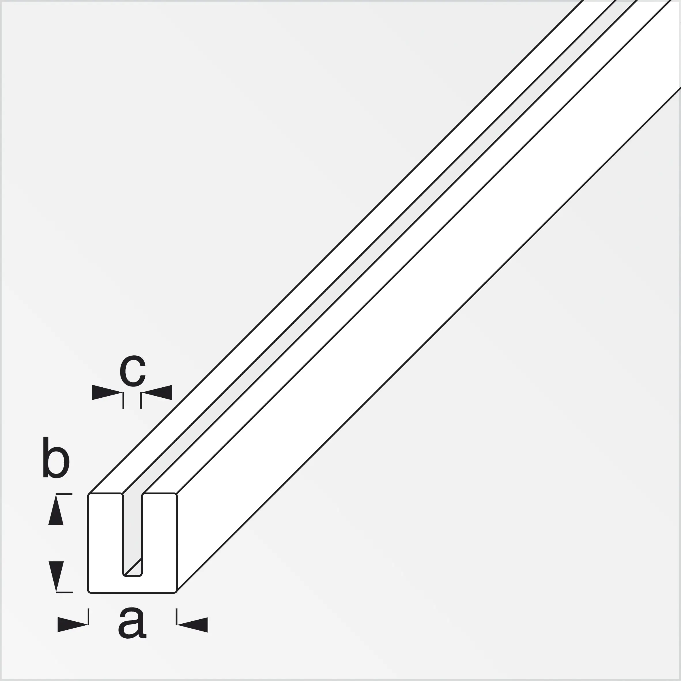alfer Dichtungs-Profil 8.5 mm 8.5 x 9.5 x 1.8 mm sonstiges transparent