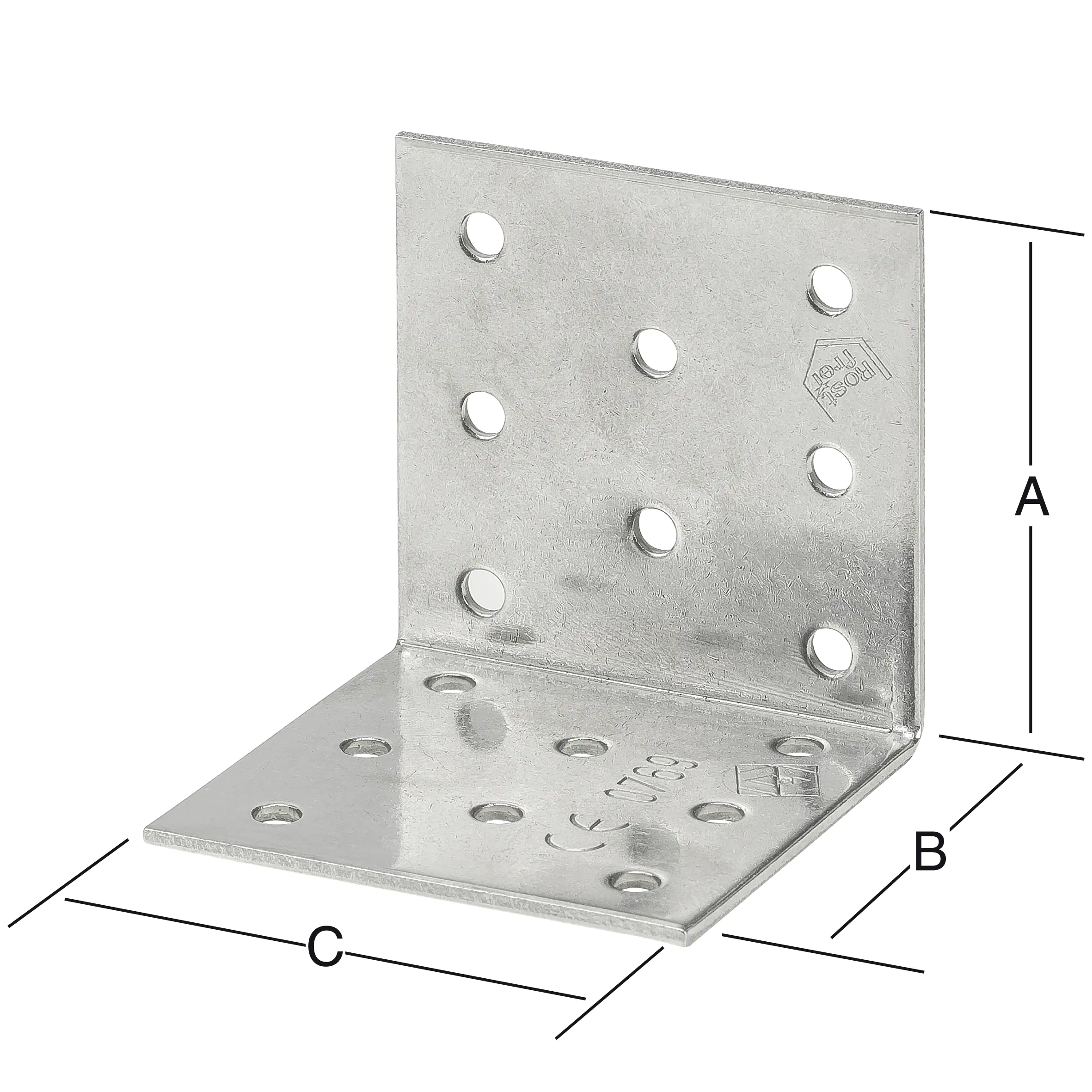 Vormann Lochplattenwinkel 60 x 60 x 40 mm Vormann Lochplattenwinkel 60 x 60 x 40 mm
