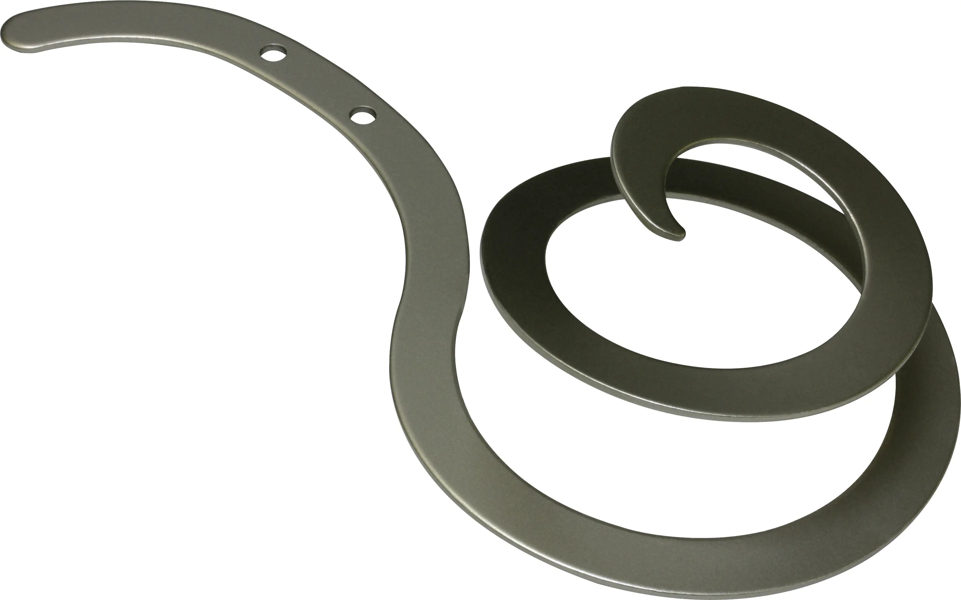 Gardinia Dekoschnecke Raffhalter silber-matt 12 cm x 25 cm